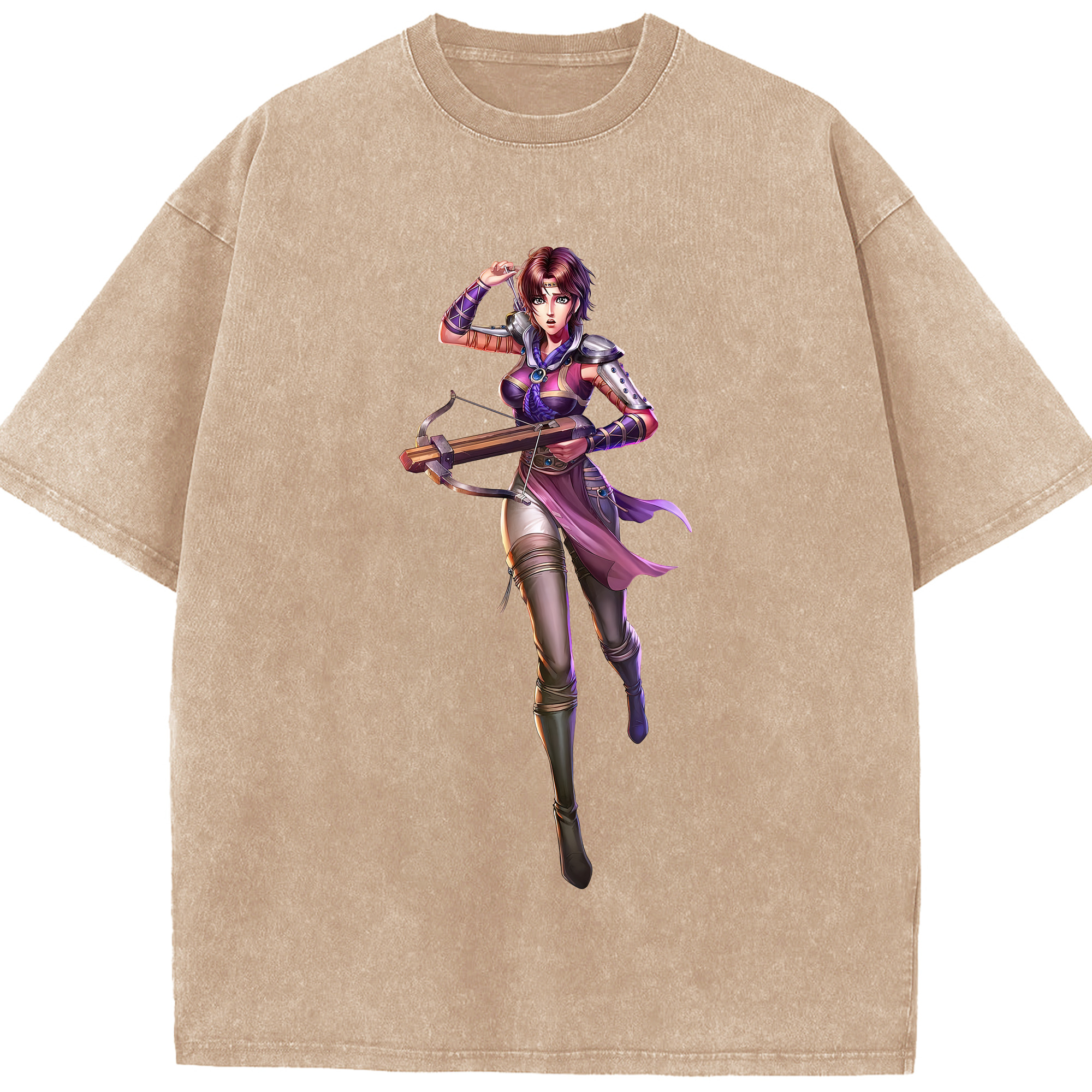 （画像用） 北斗の拳 Fist of the North Star 綿100% ヴィンテージ風 半袖Tシャツ（フロントプリント）