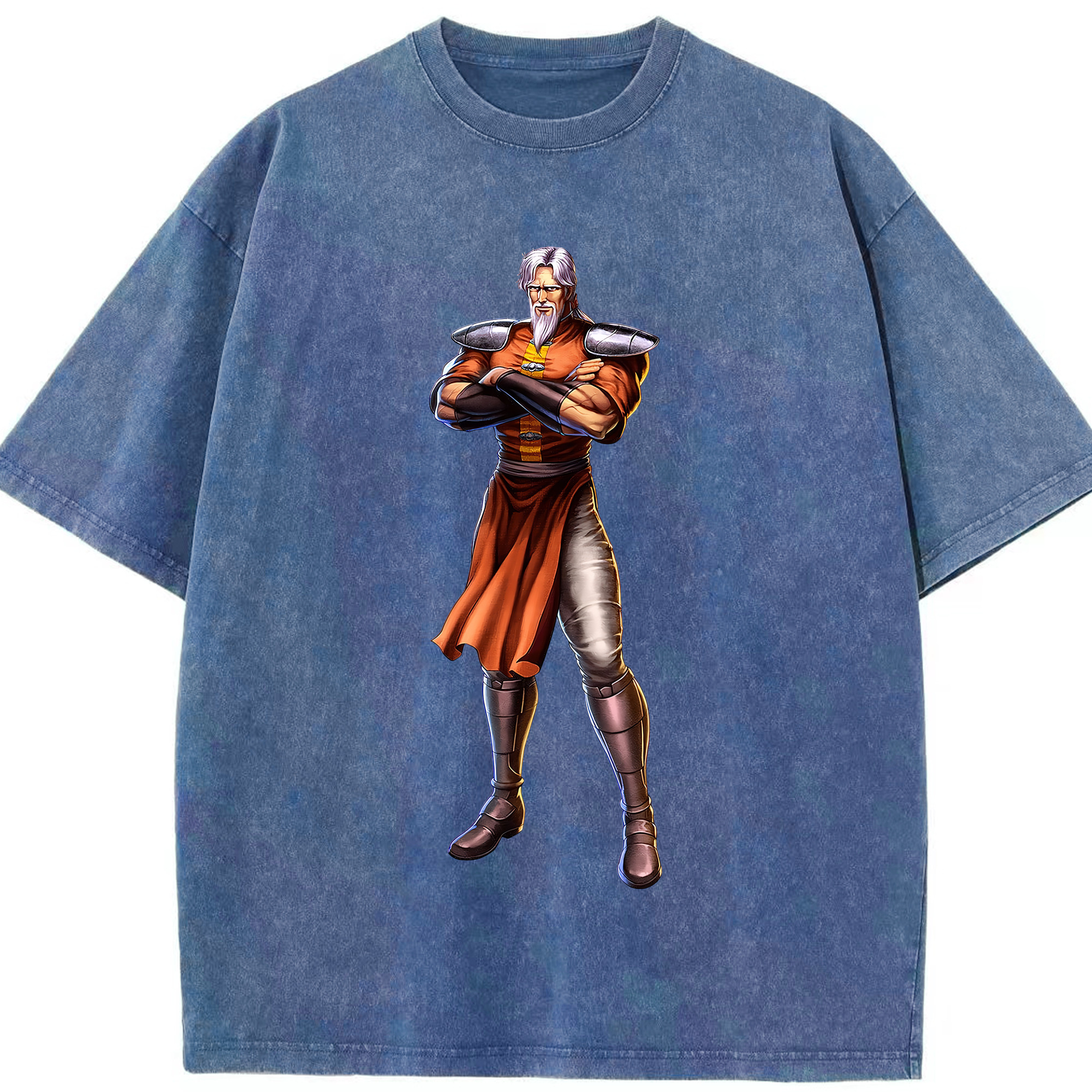 （画像用） 北斗の拳 Fist of the North Star 綿100% ヴィンテージ風 半袖Tシャツ（フロントプリント）