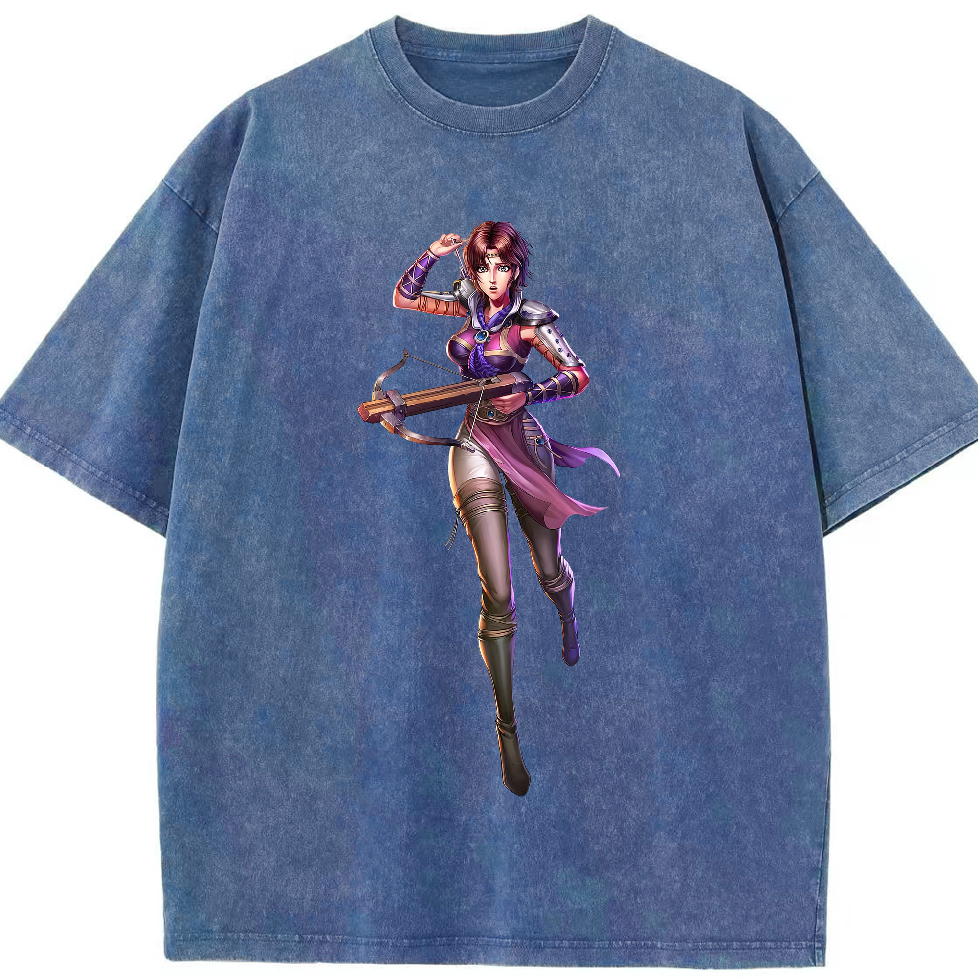（画像用） 北斗の拳 Fist of the North Star 綿100% ヴィンテージ風 半袖Tシャツ（フロントプリント）