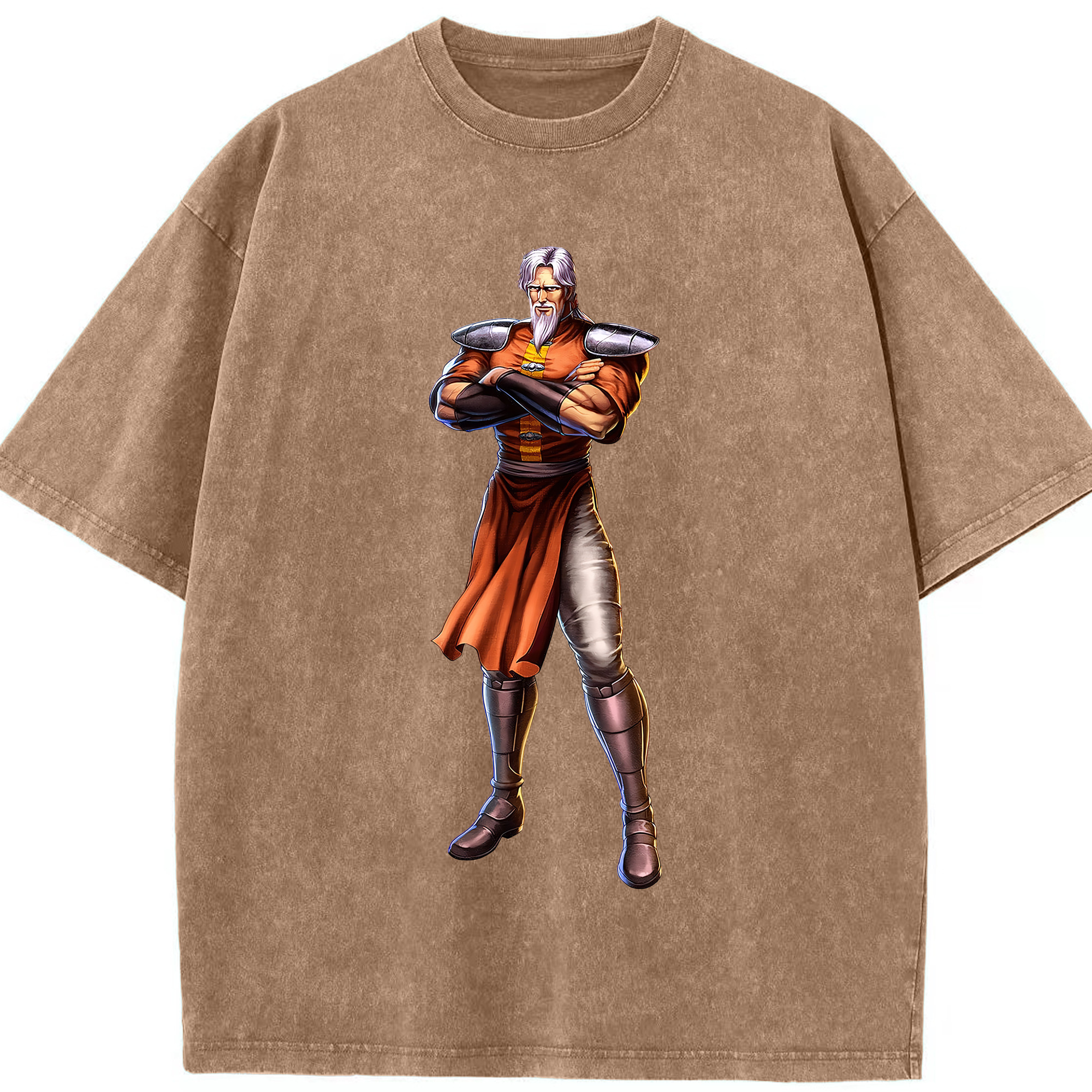 （画像用） 北斗の拳 Fist of the North Star 綿100% ヴィンテージ風 半袖Tシャツ（フロントプリント）