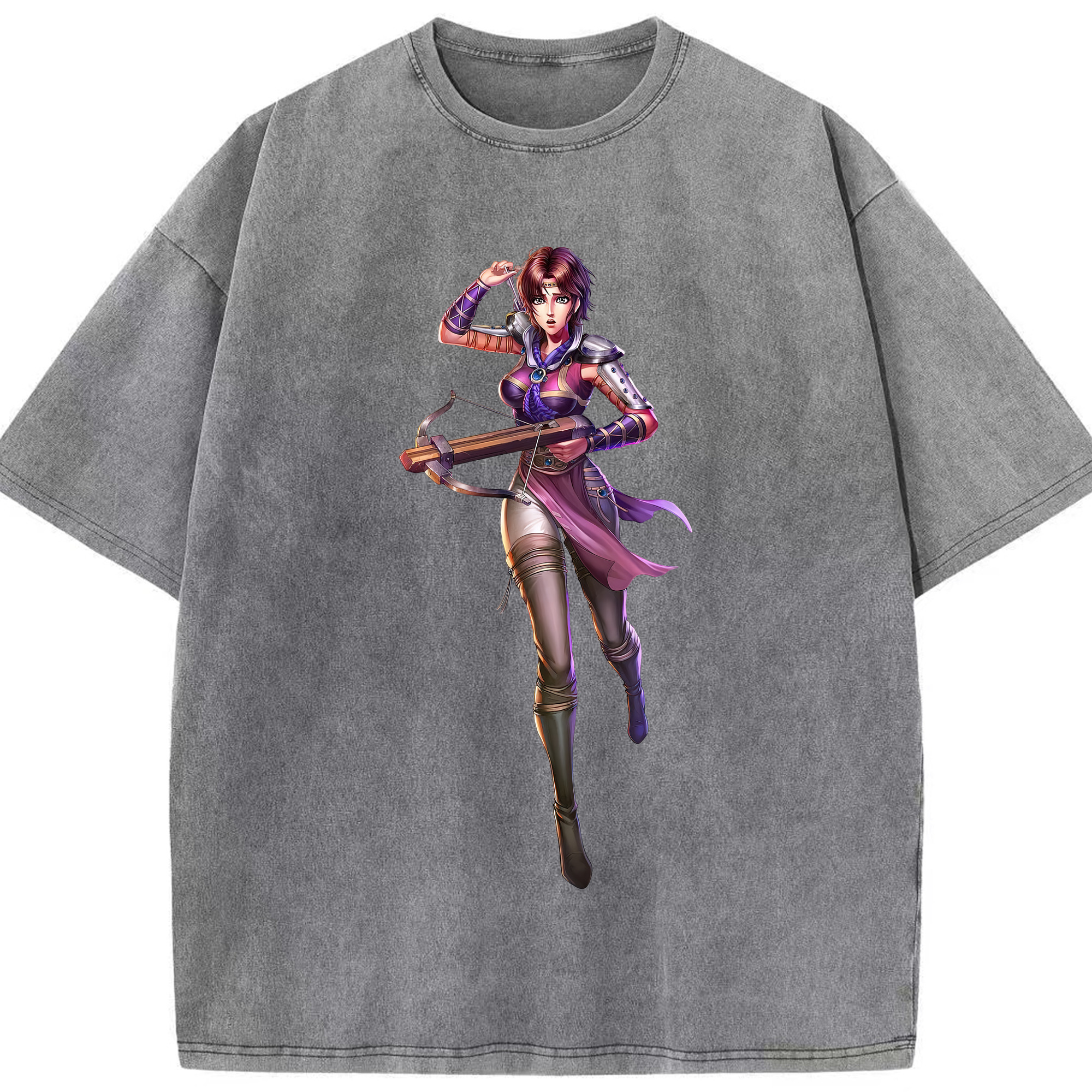 （画像用） 北斗の拳 Fist of the North Star 綿100% ヴィンテージ風 半袖Tシャツ（フロントプリント）