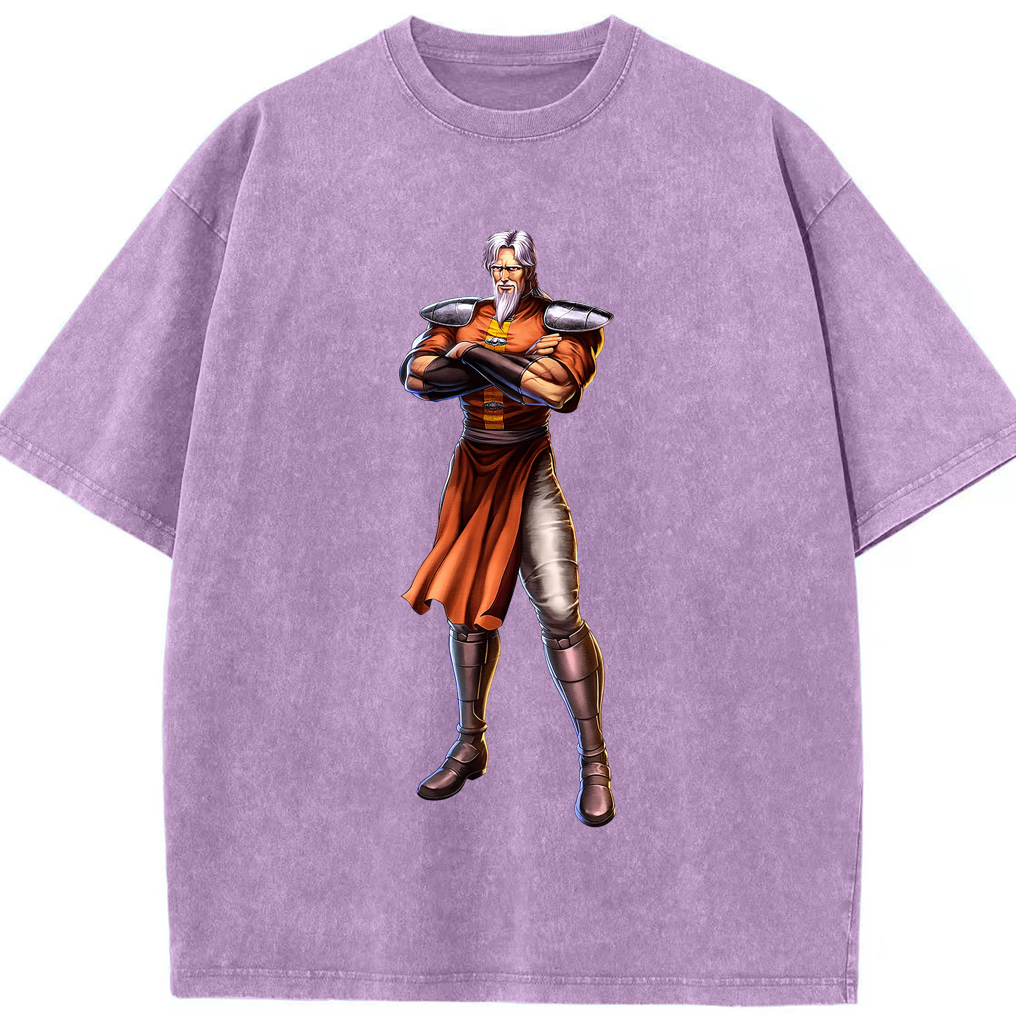 （画像用） 北斗の拳 Fist of the North Star 綿100% ヴィンテージ風 半袖Tシャツ（フロントプリント）
