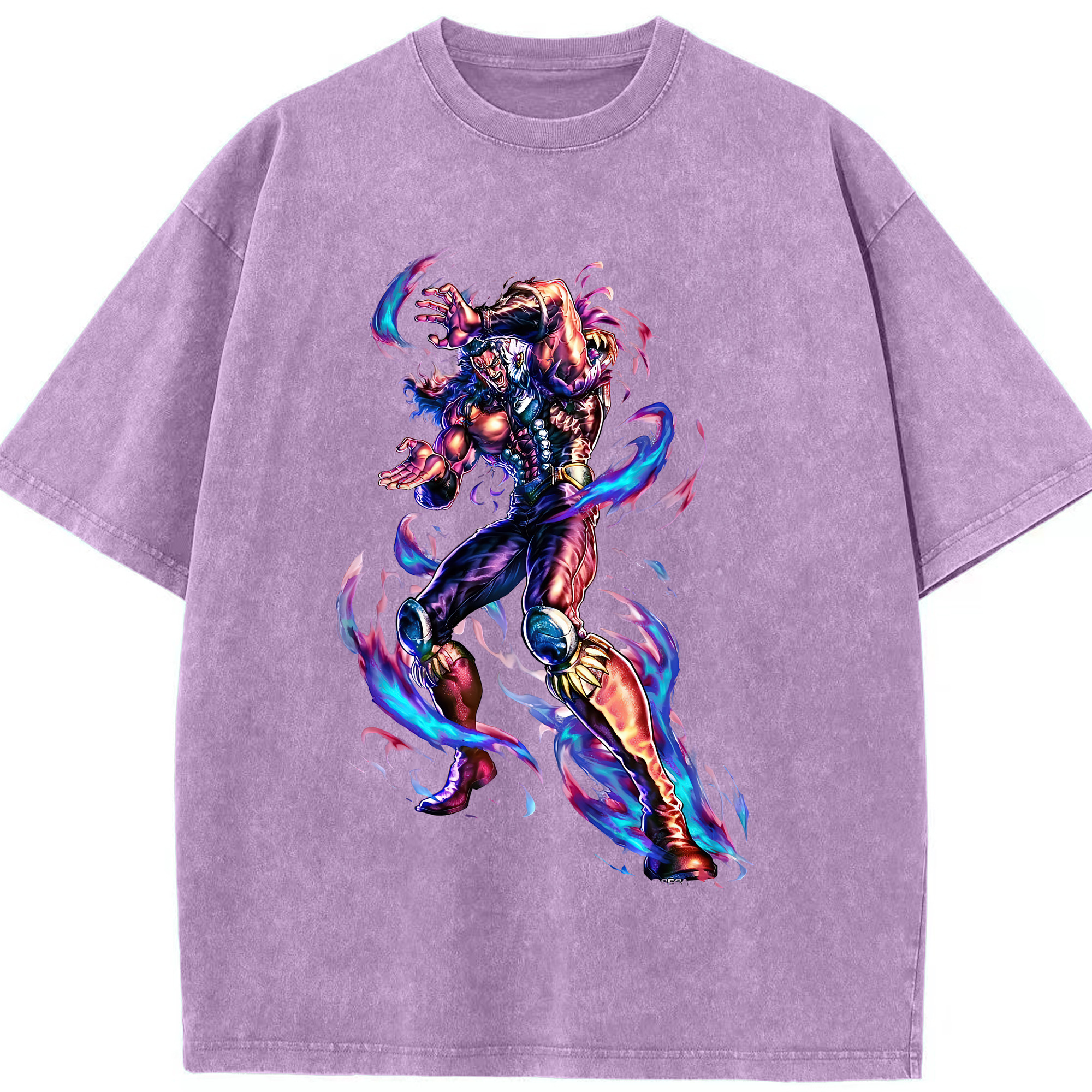 （画像用） 北斗の拳 Fist of the North Star 綿100% ヴィンテージ風 半袖Tシャツ（フロントプリント）