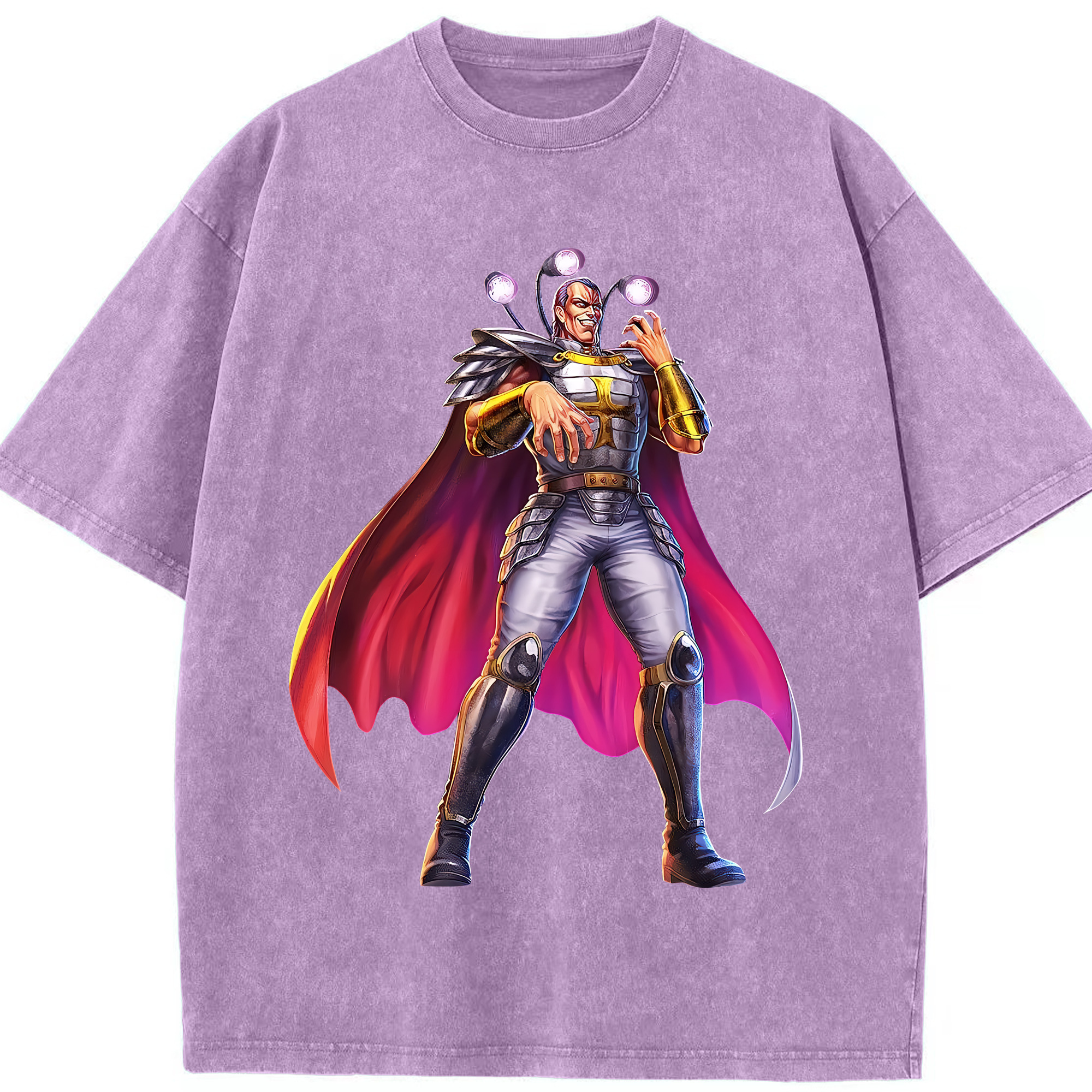 （画像用） 北斗の拳 Fist of the North Star 綿100% ヴィンテージ風 半袖Tシャツ（フロントプリント）