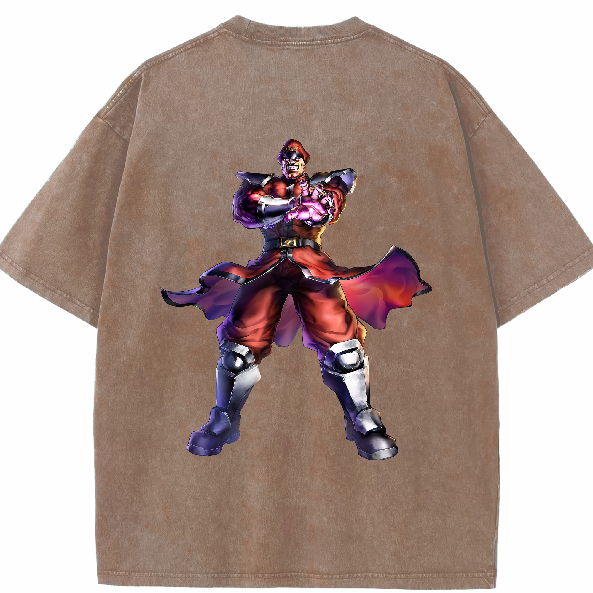 （画像用） 北斗の拳 Fist of the North Star 綿100% ヴィンテージ風 半袖Tシャツ（背面プリント）