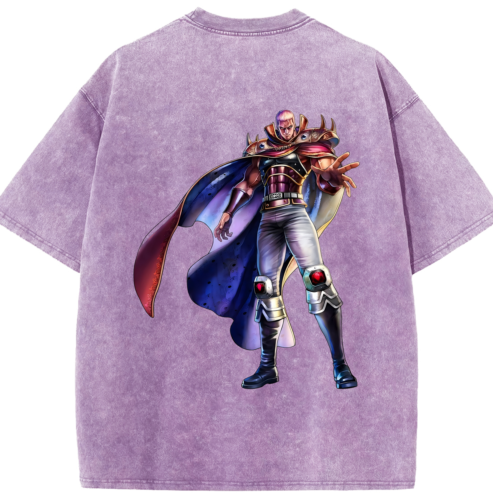 （画像用） 北斗の拳 Fist of the North Star 綿100% ヴィンテージ風 半袖Tシャツ（背面プリント）