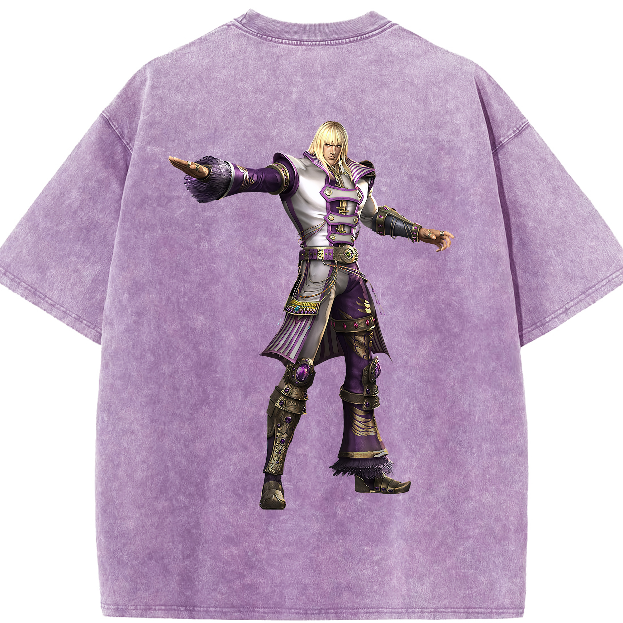 （画像用） 北斗の拳 Fist of the North Star 綿100% ヴィンテージ風 半袖Tシャツ（背面プリント）