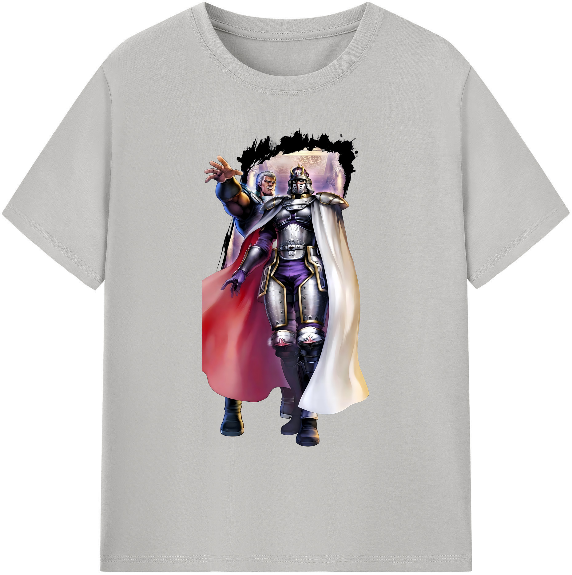 （画像用） 北斗の拳 Fist of the North Star 綿100％ メンズ半袖Tシャツ｜肌触りやわらか＆通気性