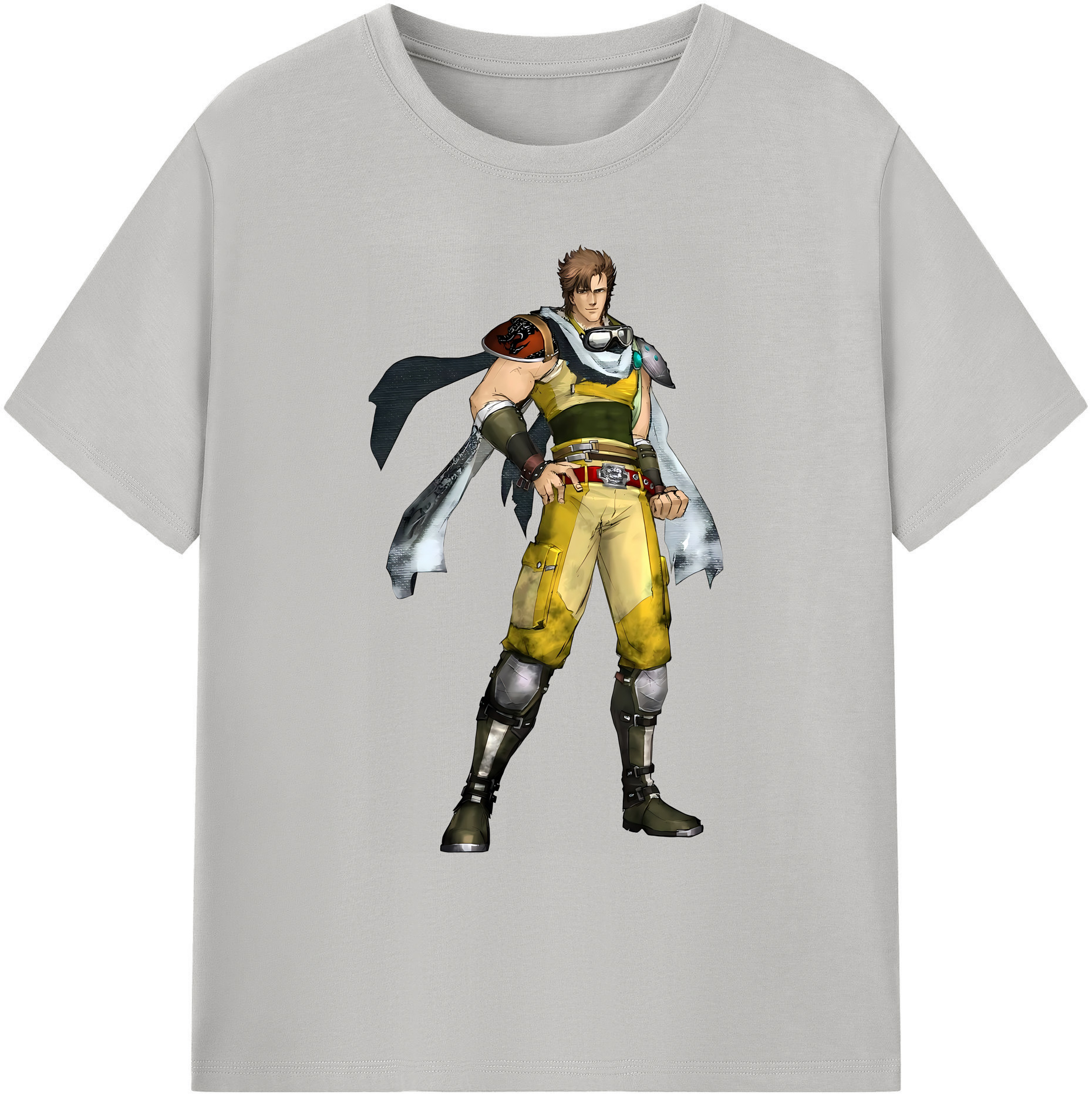（画像用） 北斗の拳 Fist of the North Star 綿100％ メンズ半袖Tシャツ｜肌触りやわらか＆通気性