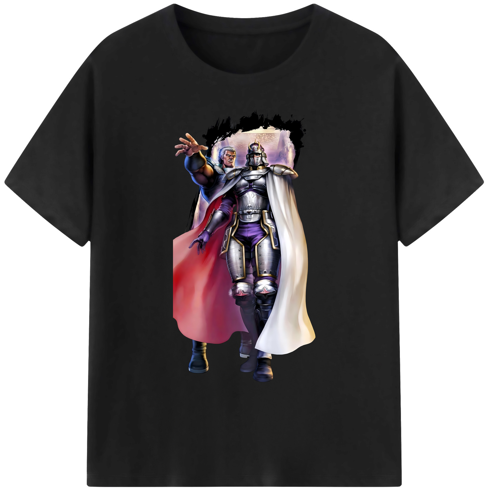 （画像用） 北斗の拳 Fist of the North Star 綿100％ メンズ半袖Tシャツ｜肌触りやわらか＆通気性