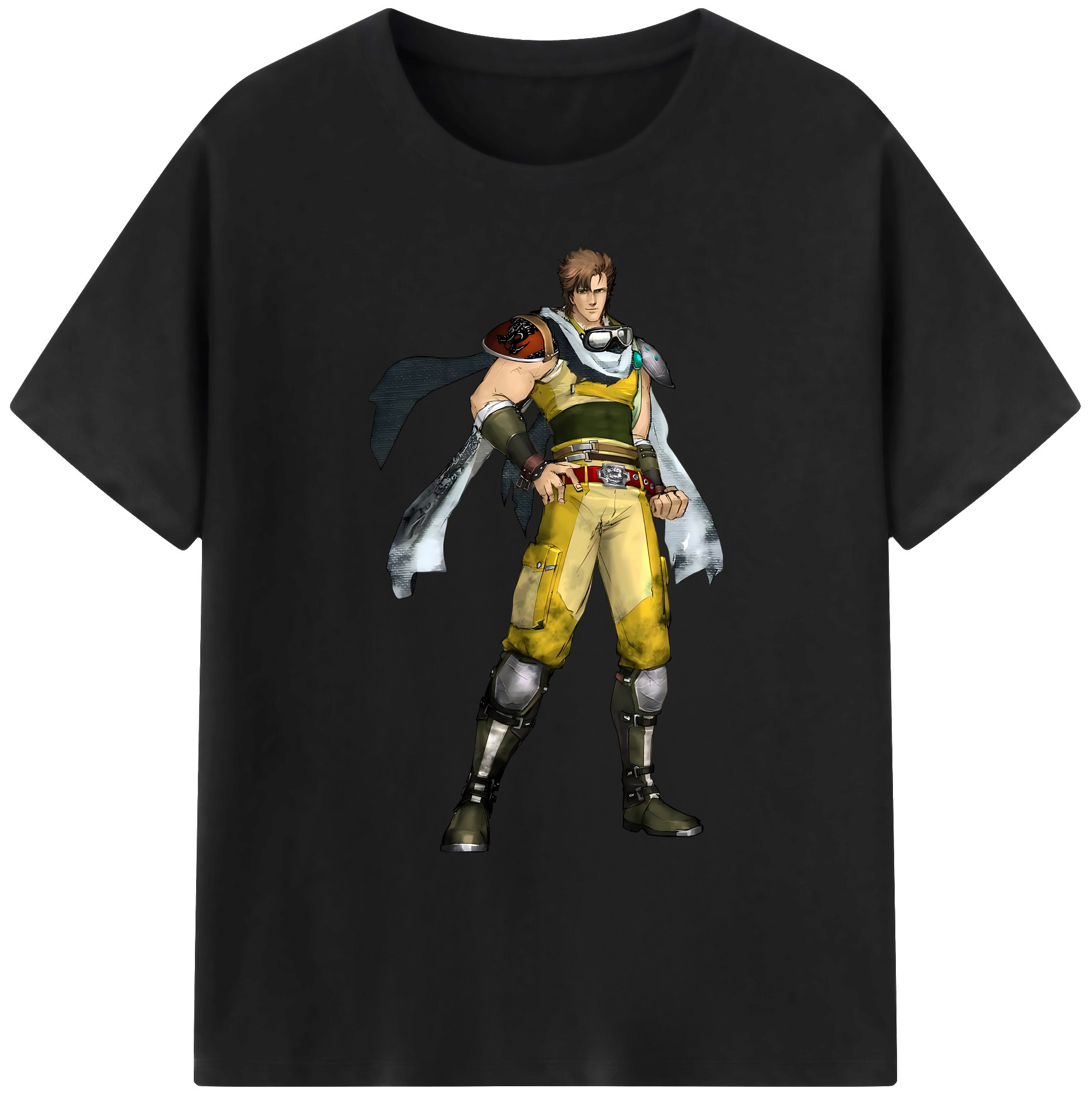 （画像用） 北斗の拳 Fist of the North Star 綿100％ メンズ半袖Tシャツ｜肌触りやわらか＆通気性