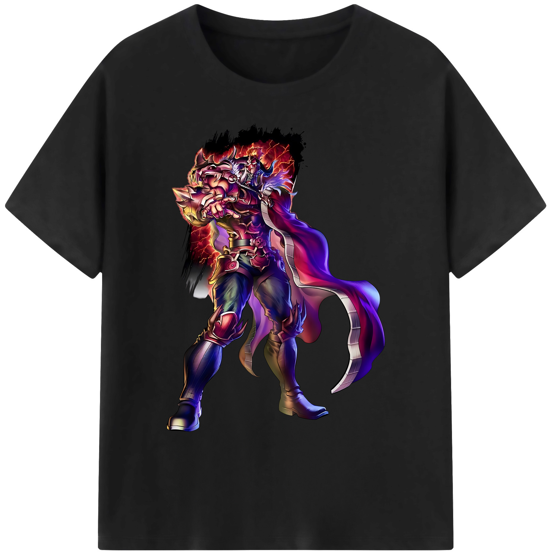（画像用） 北斗の拳 Fist of the North Star 綿100％ メンズ半袖Tシャツ｜肌触りやわらか＆通気性