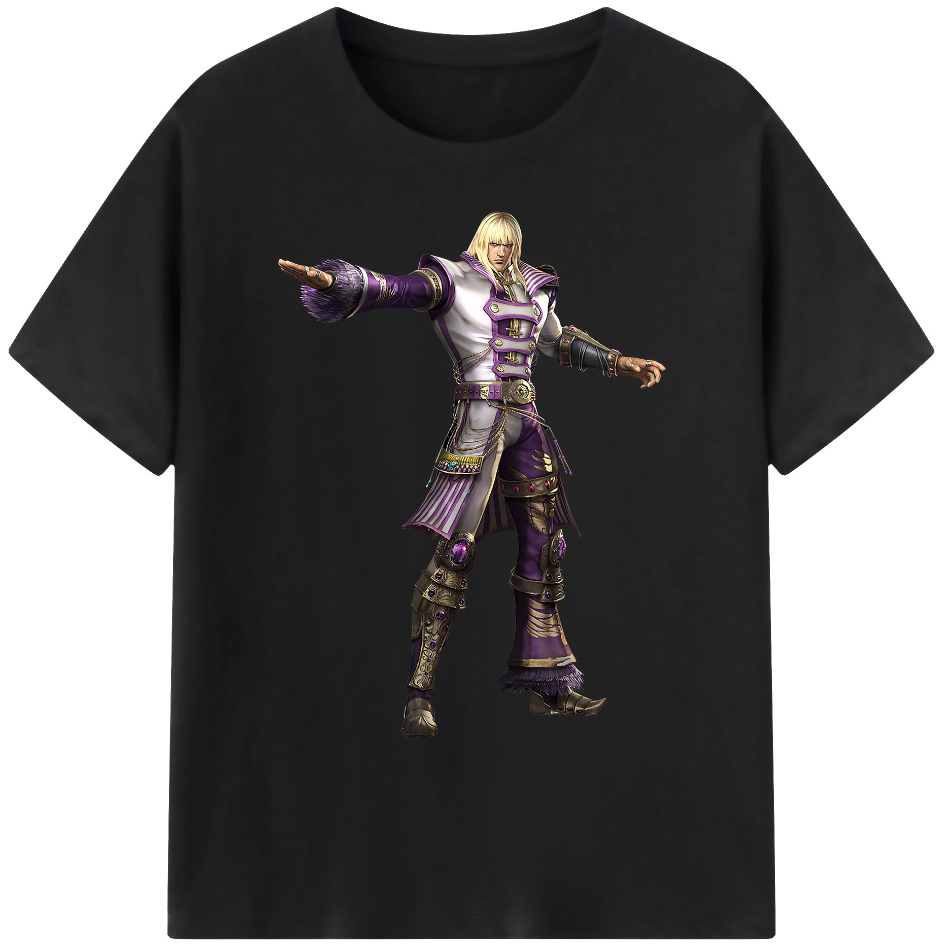 （画像用） 北斗の拳 Fist of the North Star 綿100％ メンズ半袖Tシャツ｜肌触りやわらか＆通気性