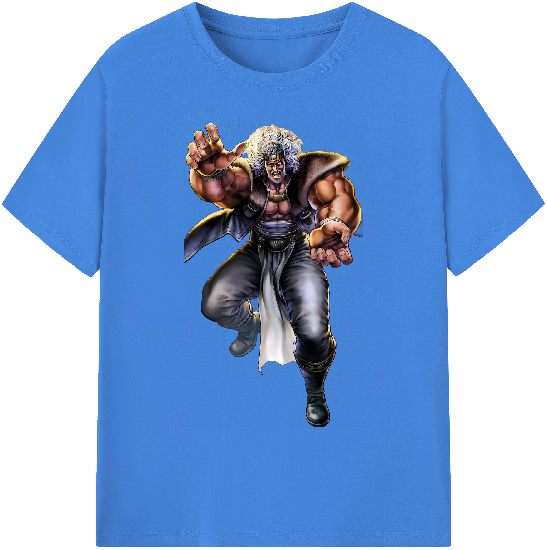 （画像用） 北斗の拳 Fist of the North Star 綿100％ メンズ半袖Tシャツ｜肌触りやわらか＆通気性