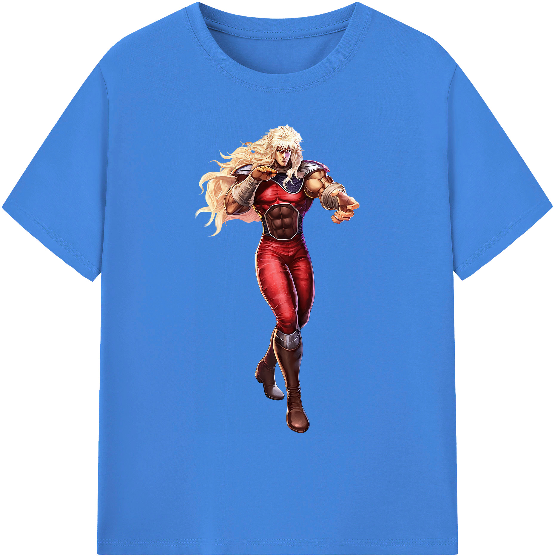 （画像用） 北斗の拳 Fist of the North Star 綿100％ メンズ半袖Tシャツ｜肌触りやわらか＆通気性