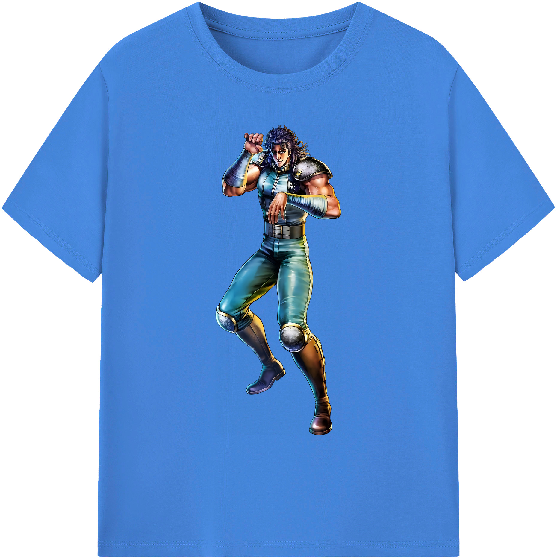 （画像用） 北斗の拳 Fist of the North Star 綿100％ メンズ半袖Tシャツ｜肌触りやわらか＆通気性