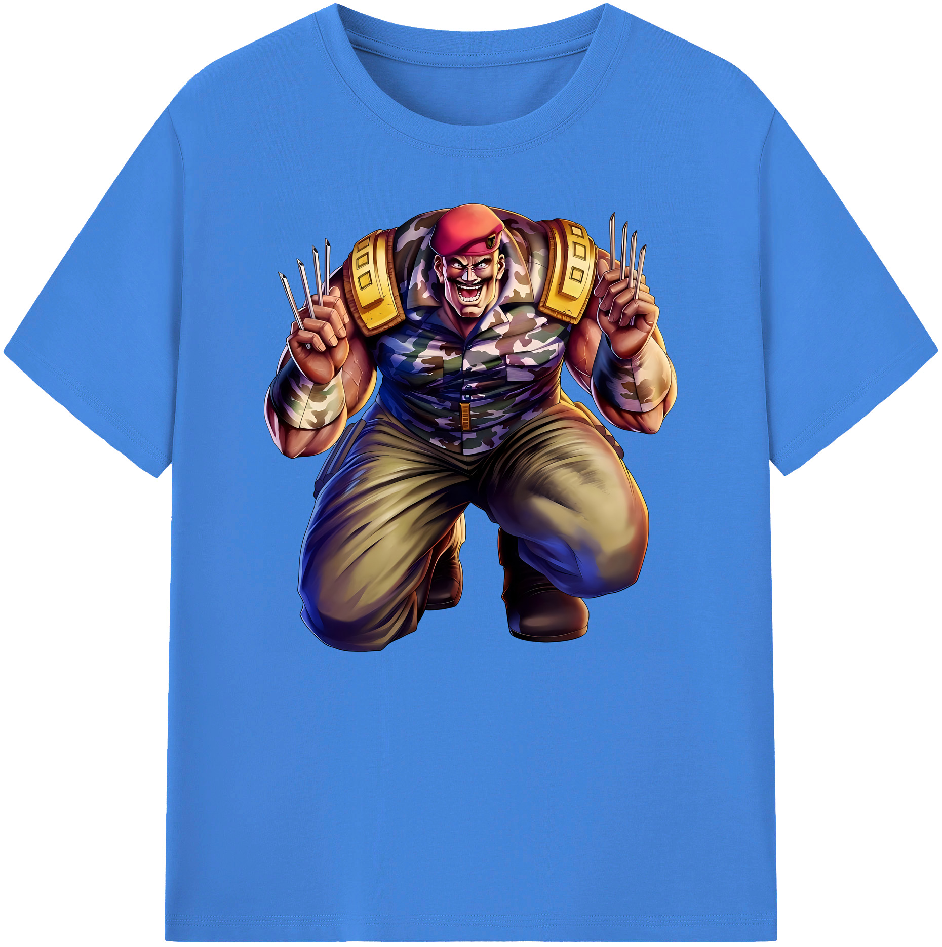（画像用） 北斗の拳 Fist of the North Star 綿100％ メンズ半袖Tシャツ｜肌触りやわらか＆通気性