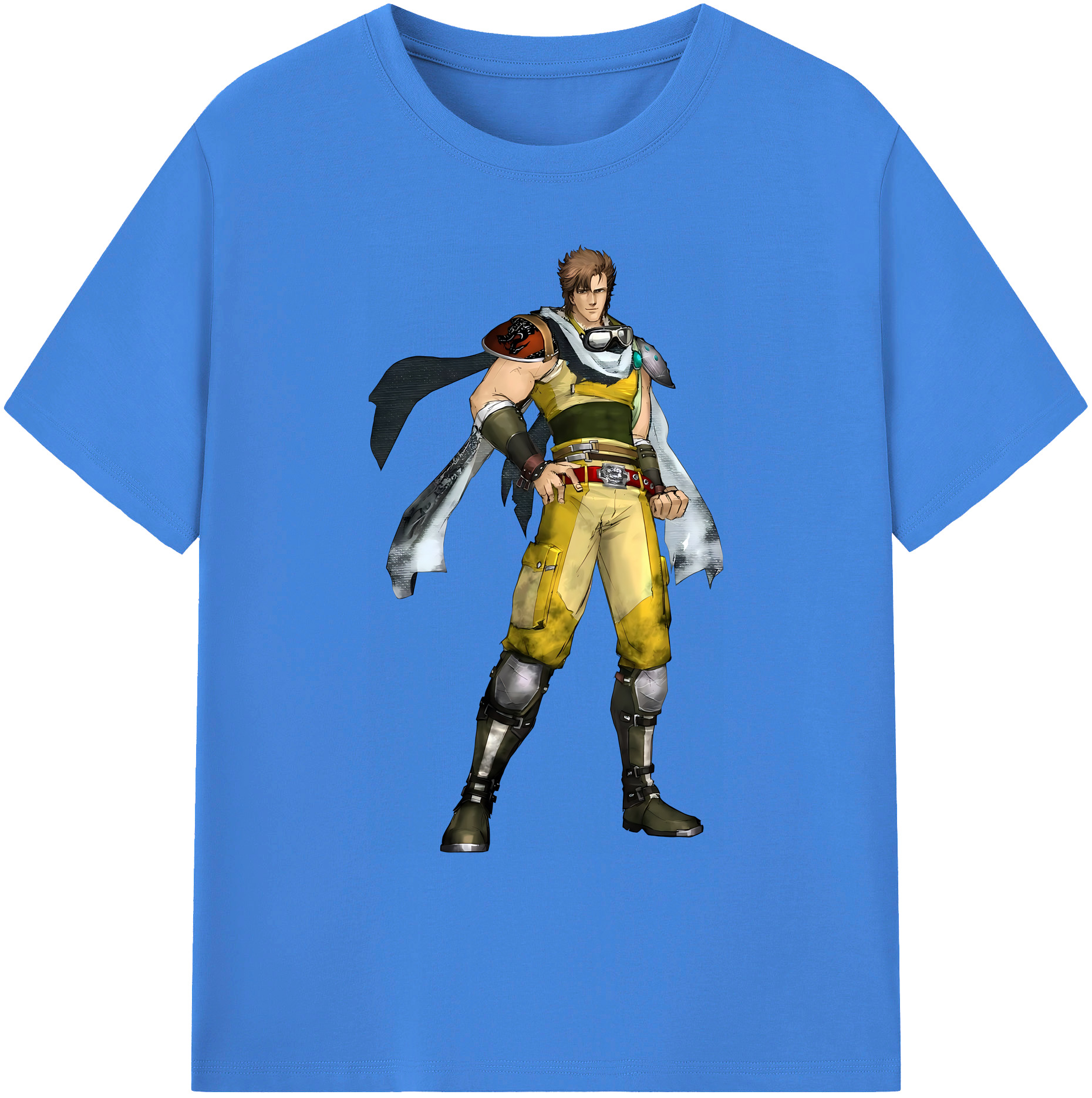（画像用） 北斗の拳 Fist of the North Star 綿100％ メンズ半袖Tシャツ｜肌触りやわらか＆通気性