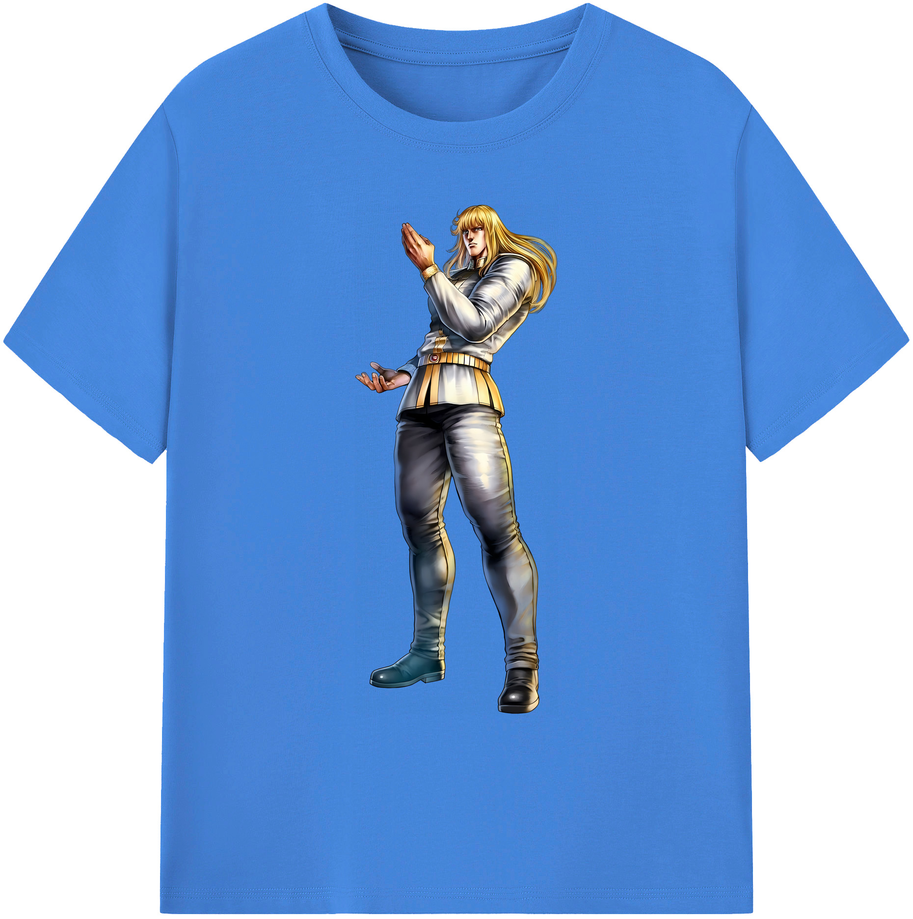 （画像用） 北斗の拳 Fist of the North Star 綿100％ メンズ半袖Tシャツ｜肌触りやわらか＆通気性