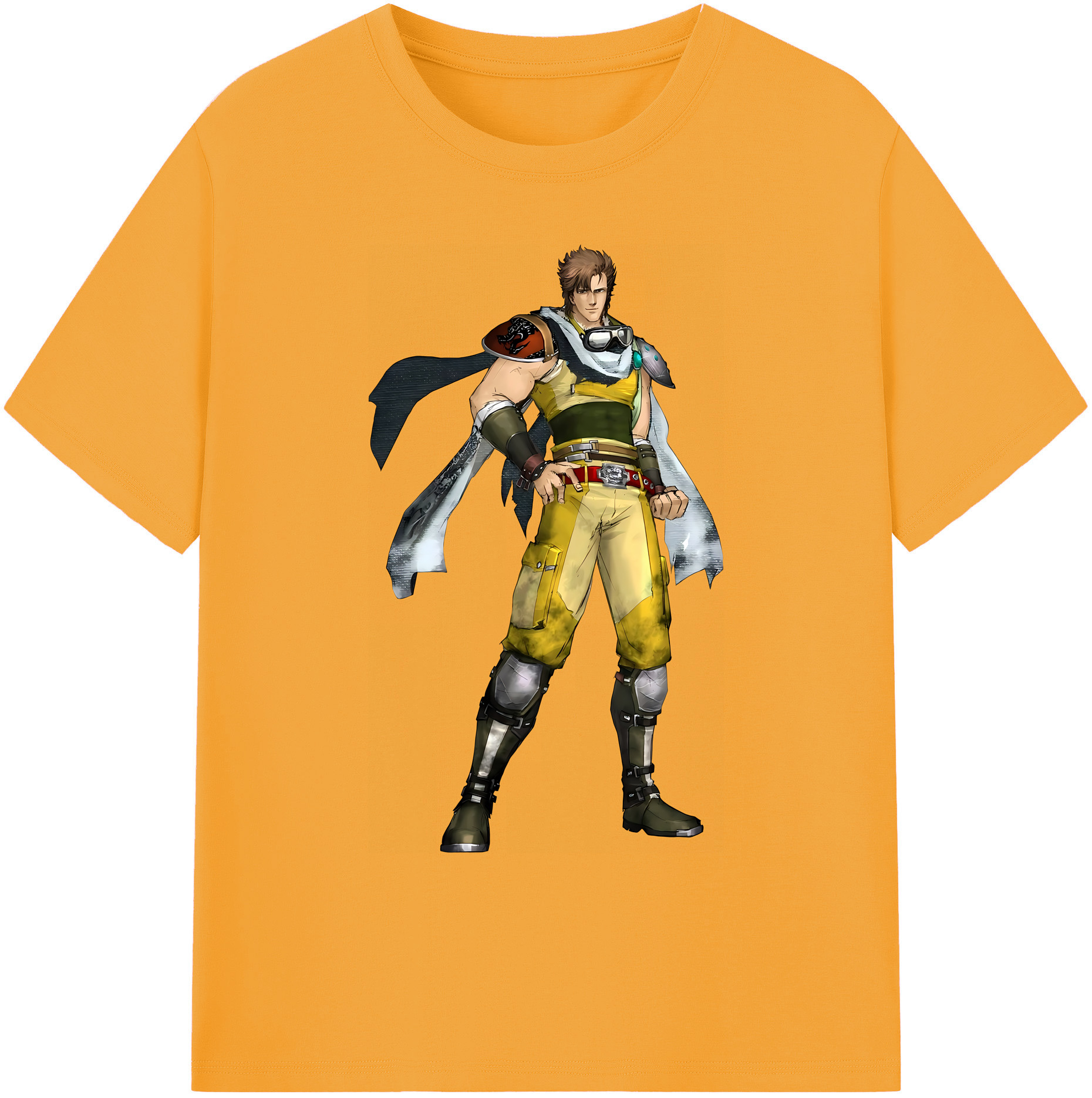 （画像用） 北斗の拳 Fist of the North Star 綿100％ メンズ半袖Tシャツ｜肌触りやわらか＆通気性