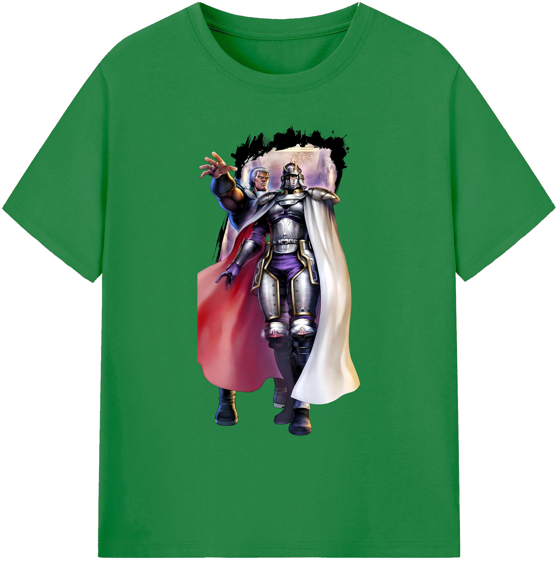 （画像用） 北斗の拳 Fist of the North Star 綿100％ メンズ半袖Tシャツ｜肌触りやわらか＆通気性