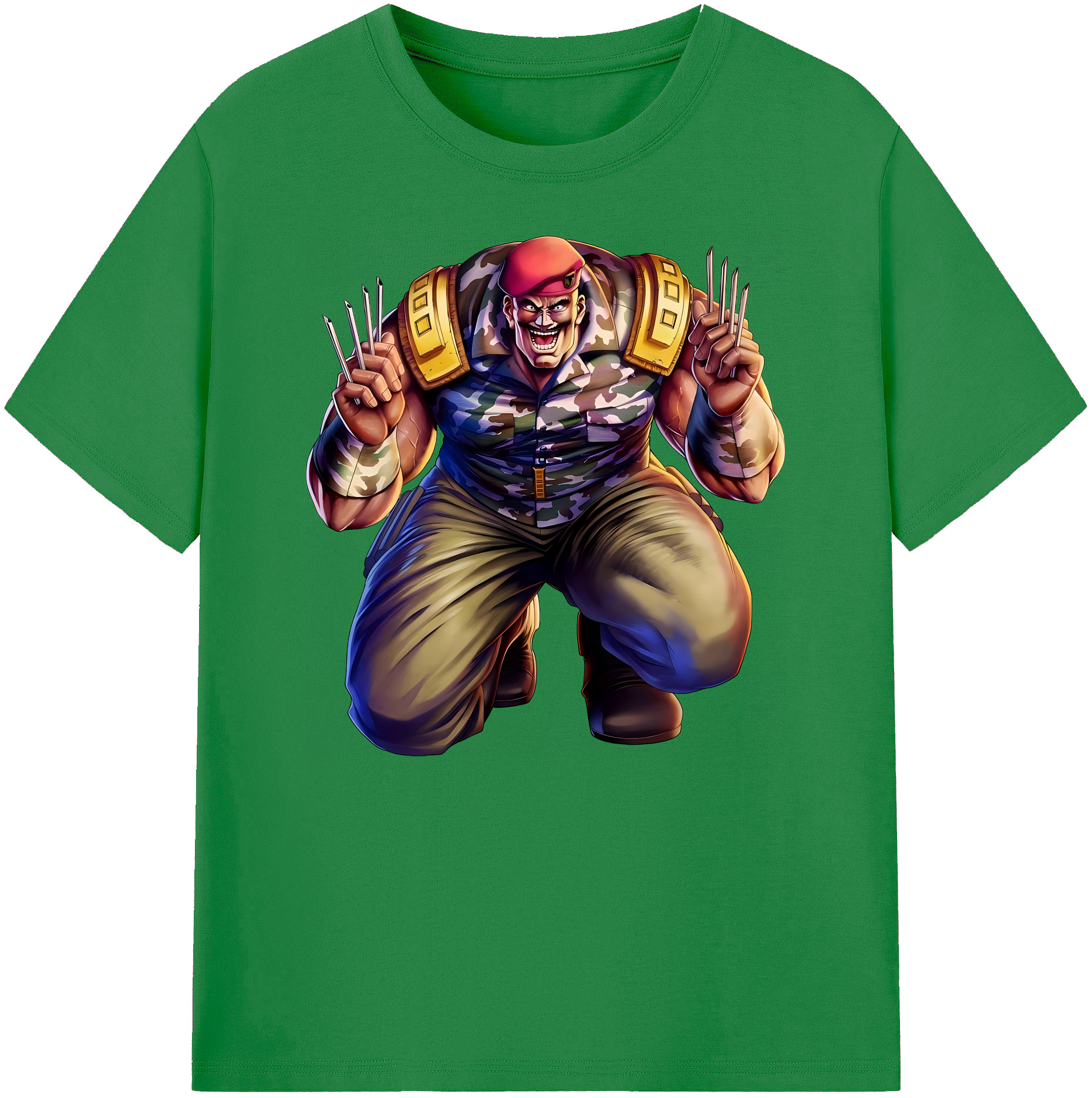 （画像用） 北斗の拳 Fist of the North Star 綿100％ メンズ半袖Tシャツ｜肌触りやわらか＆通気性
