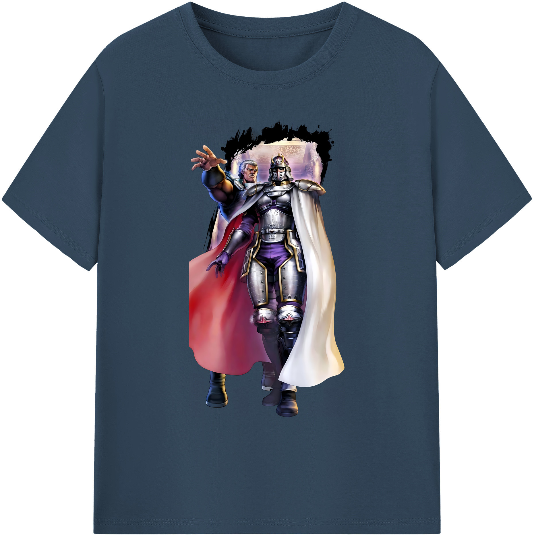 （画像用） 北斗の拳 Fist of the North Star 綿100％ メンズ半袖Tシャツ｜肌触りやわらか＆通気性