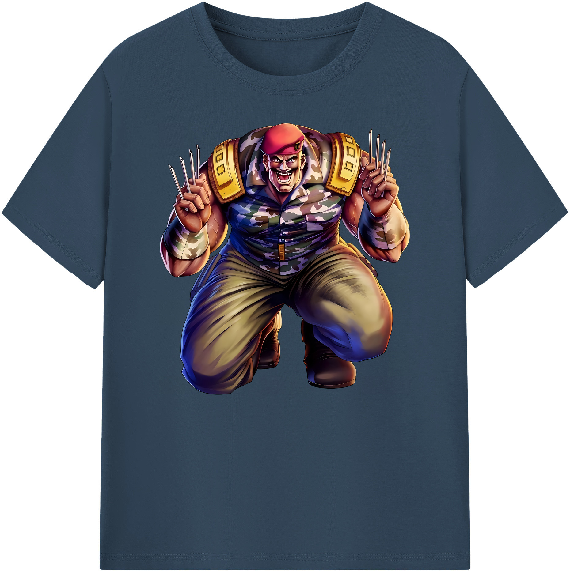 （画像用） 北斗の拳 Fist of the North Star 綿100％ メンズ半袖Tシャツ｜肌触りやわらか＆通気性