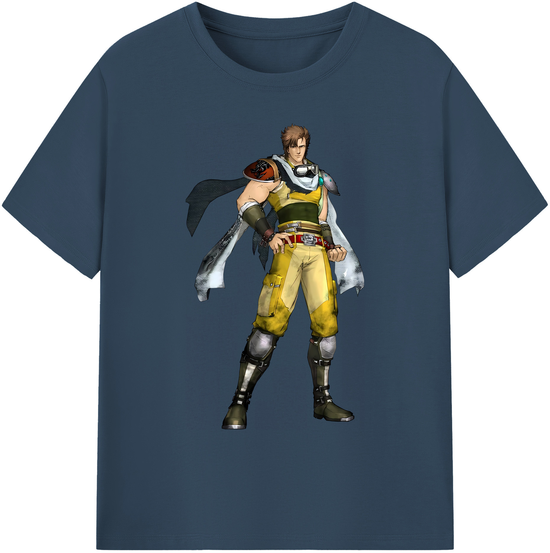 （画像用） 北斗の拳 Fist of the North Star 綿100％ メンズ半袖Tシャツ｜肌触りやわらか＆通気性