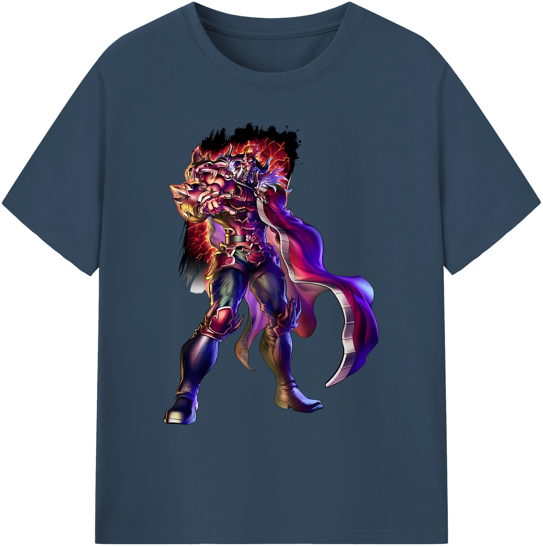 （画像用） 北斗の拳 Fist of the North Star 綿100％ メンズ半袖Tシャツ｜肌触りやわらか＆通気性