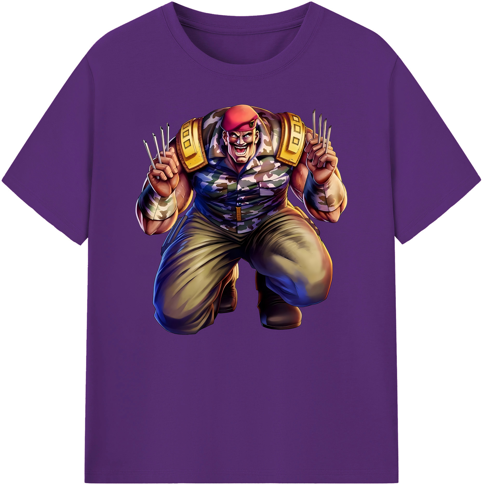 （画像用） 北斗の拳 Fist of the North Star 綿100％ メンズ半袖Tシャツ｜肌触りやわらか＆通気性