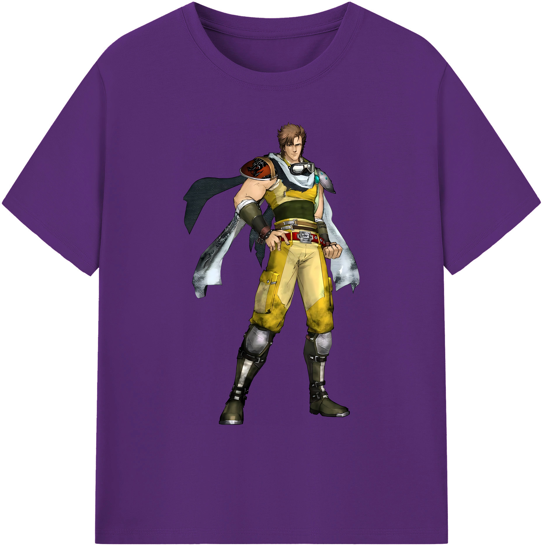 （画像用） 北斗の拳 Fist of the North Star 綿100％ メンズ半袖Tシャツ｜肌触りやわらか＆通気性