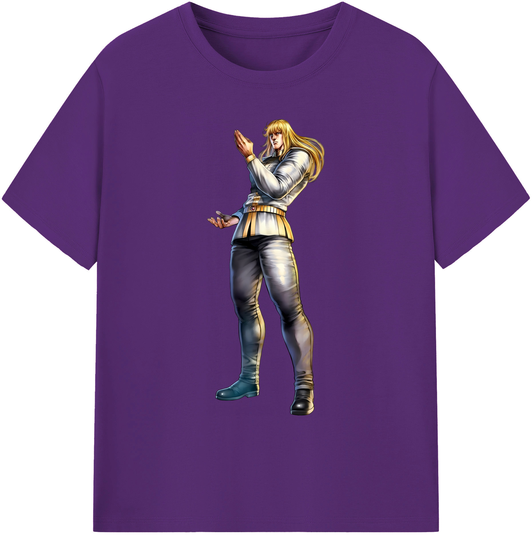 （画像用） 北斗の拳 Fist of the North Star 綿100％ メンズ半袖Tシャツ｜肌触りやわらか＆通気性