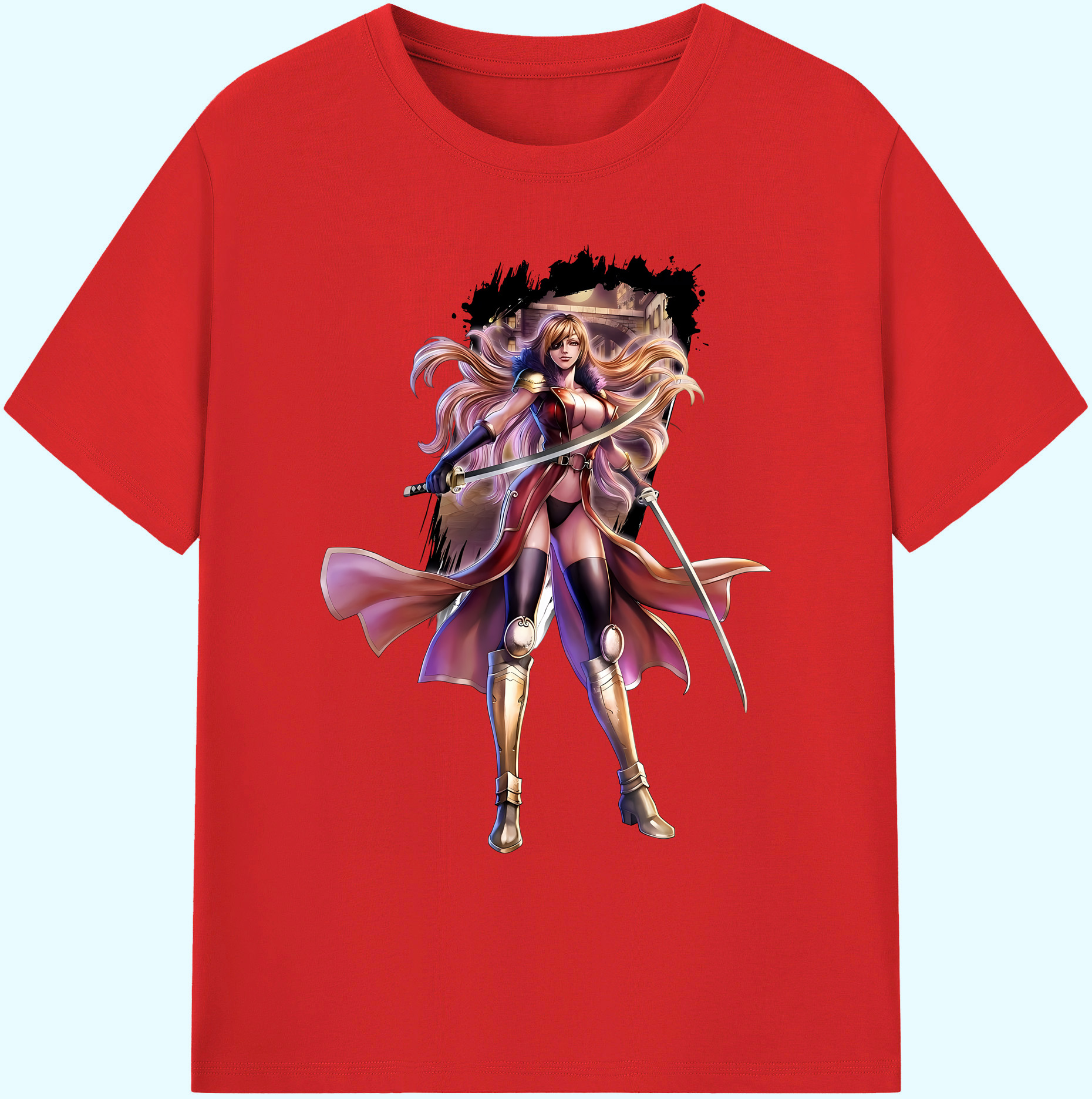 （画像用） 北斗の拳 Fist of the North Star 綿100％ メンズ半袖Tシャツ｜肌触りやわらか＆通気性