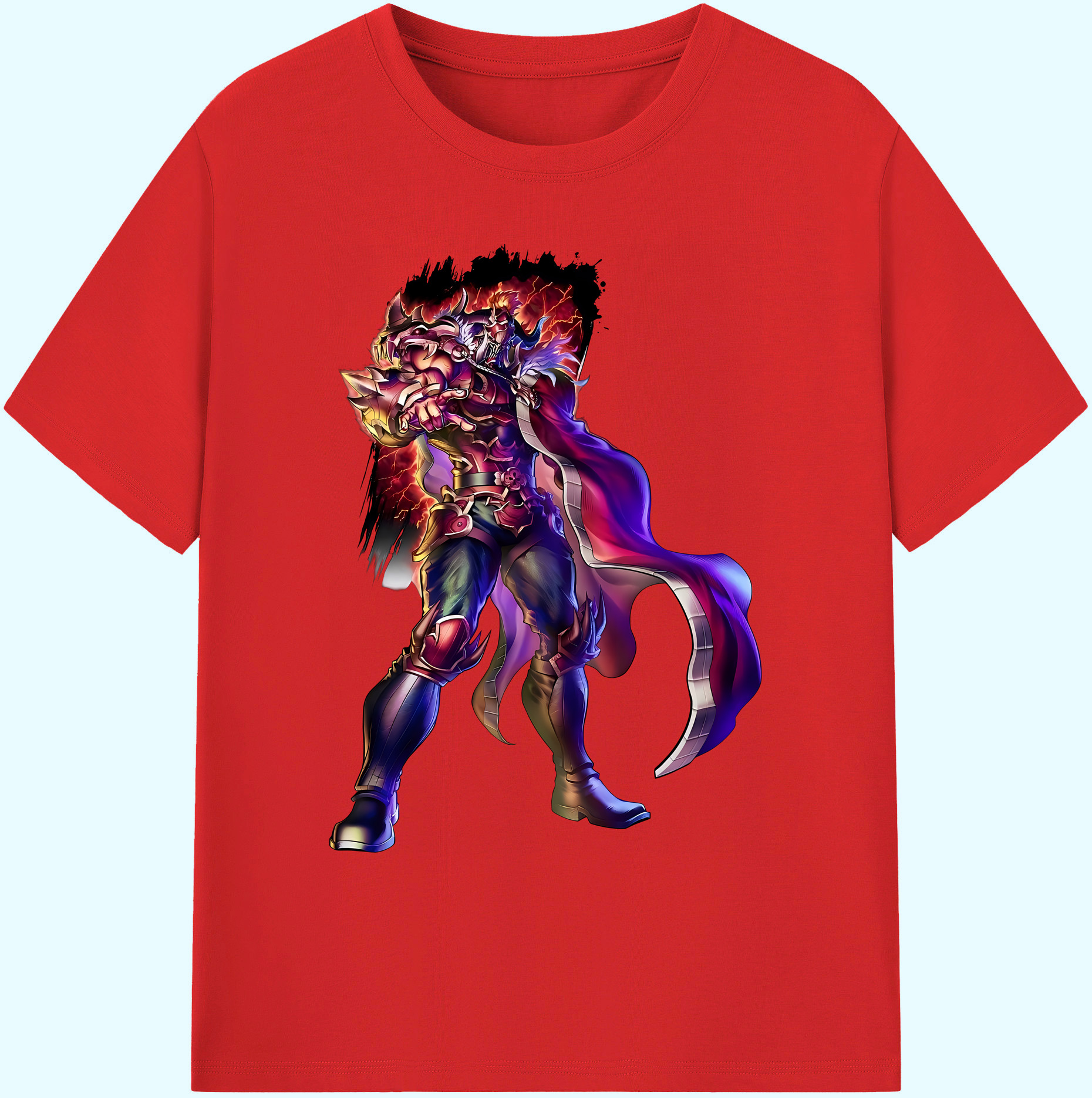 （画像用） 北斗の拳 Fist of the North Star 綿100％ メンズ半袖Tシャツ｜肌触りやわらか＆通気性