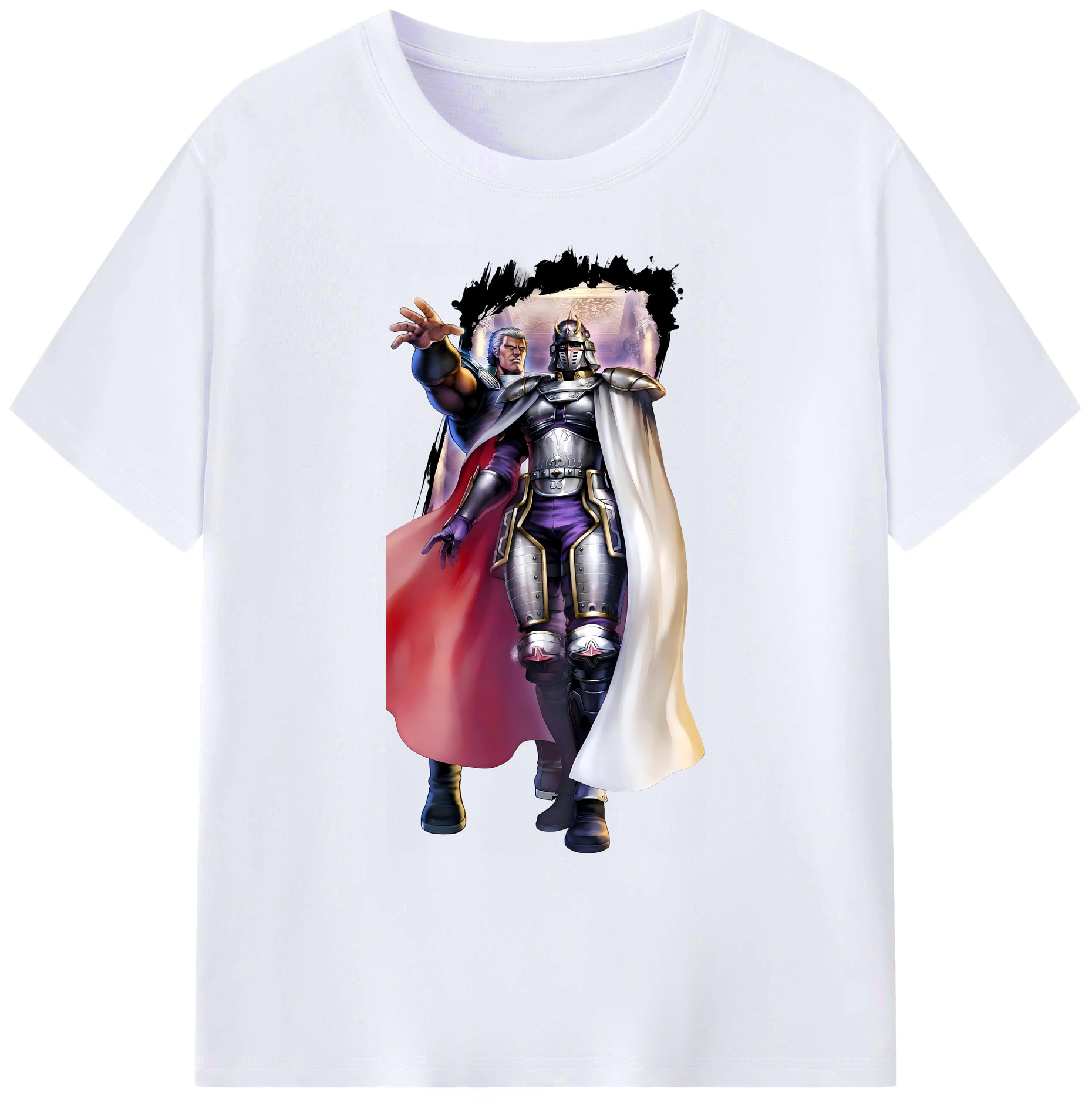 （画像用） 北斗の拳 Fist of the North Star 綿100％ メンズ半袖Tシャツ｜肌触りやわらか＆通気性