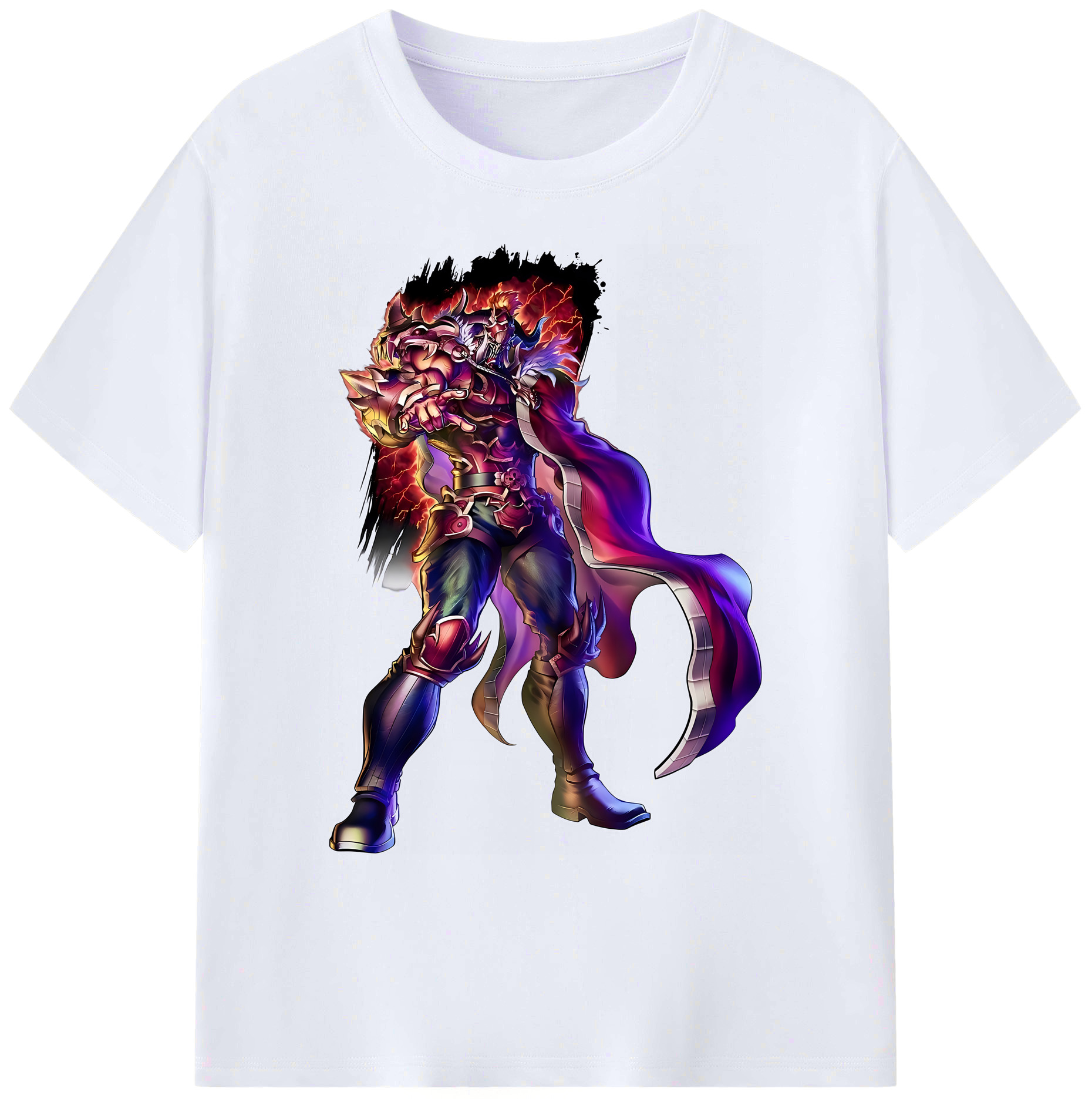（画像用） 北斗の拳 Fist of the North Star 綿100％ メンズ半袖Tシャツ｜肌触りやわらか＆通気性