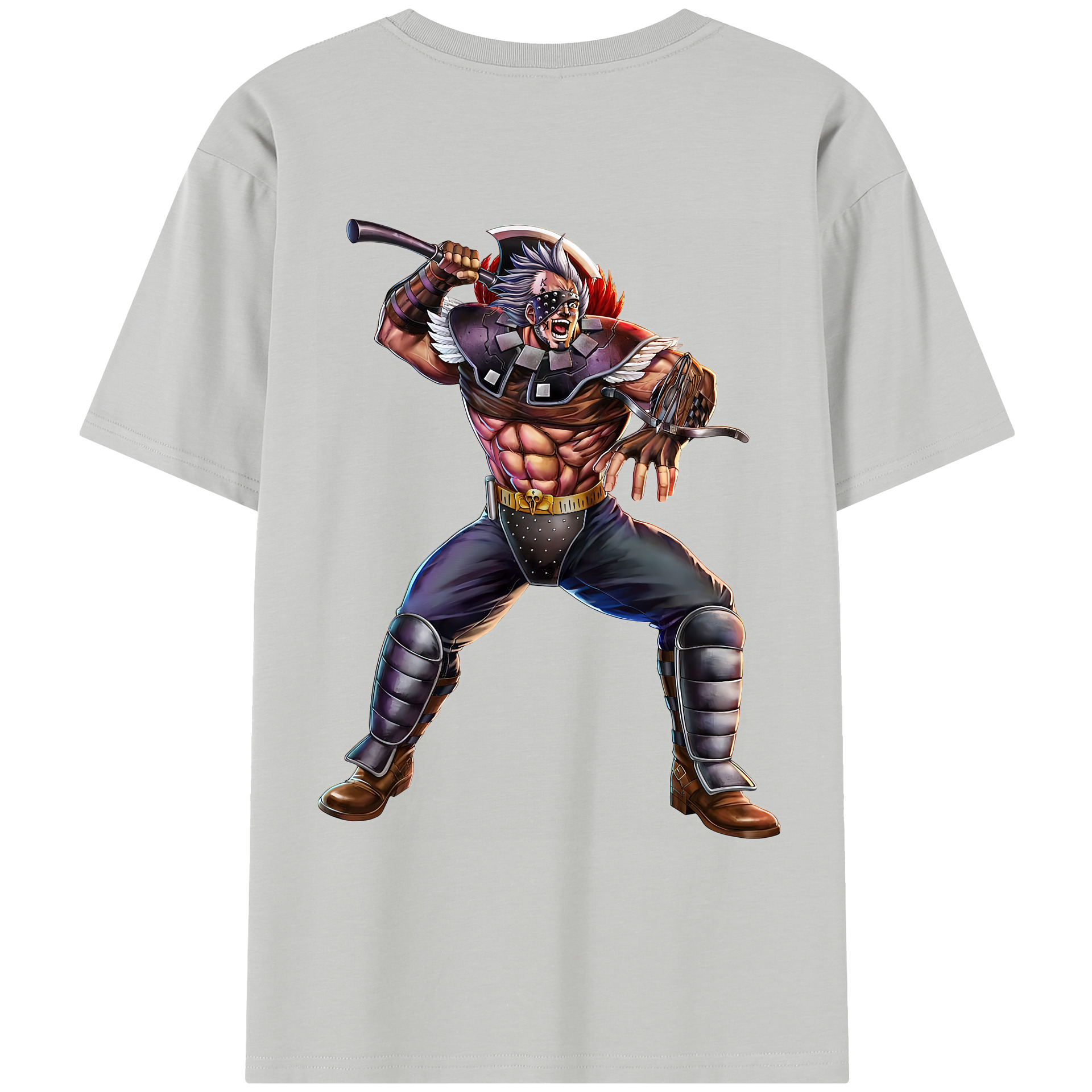 （画像用） 北斗の拳 Fist of the North Star レディース半袖Tシャツ(バックプリント)
