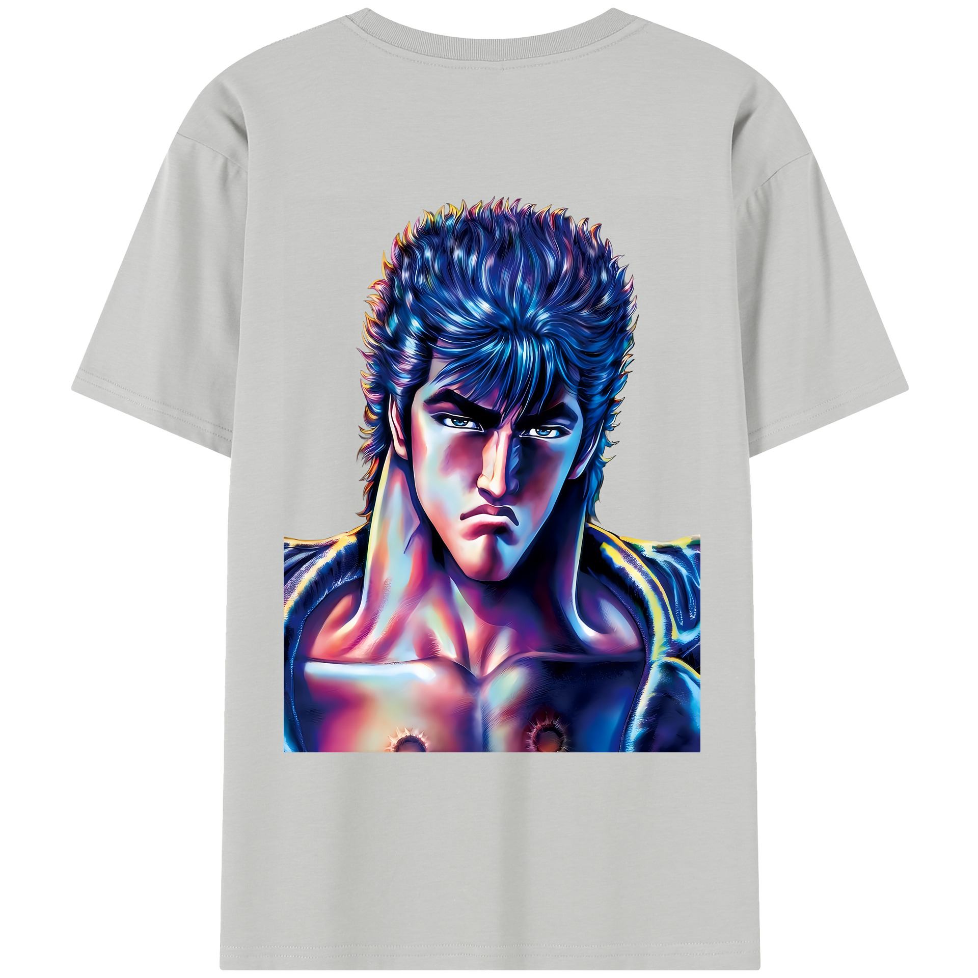 （画像用） 北斗の拳 Fist of the North Star レディース半袖Tシャツ(バックプリント)
