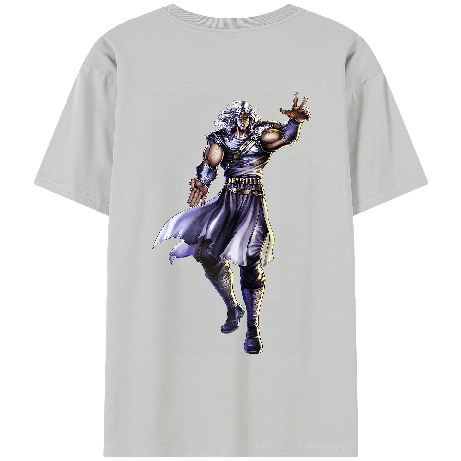 （画像用） 北斗の拳 Fist of the North Star レディース半袖Tシャツ(バックプリント)