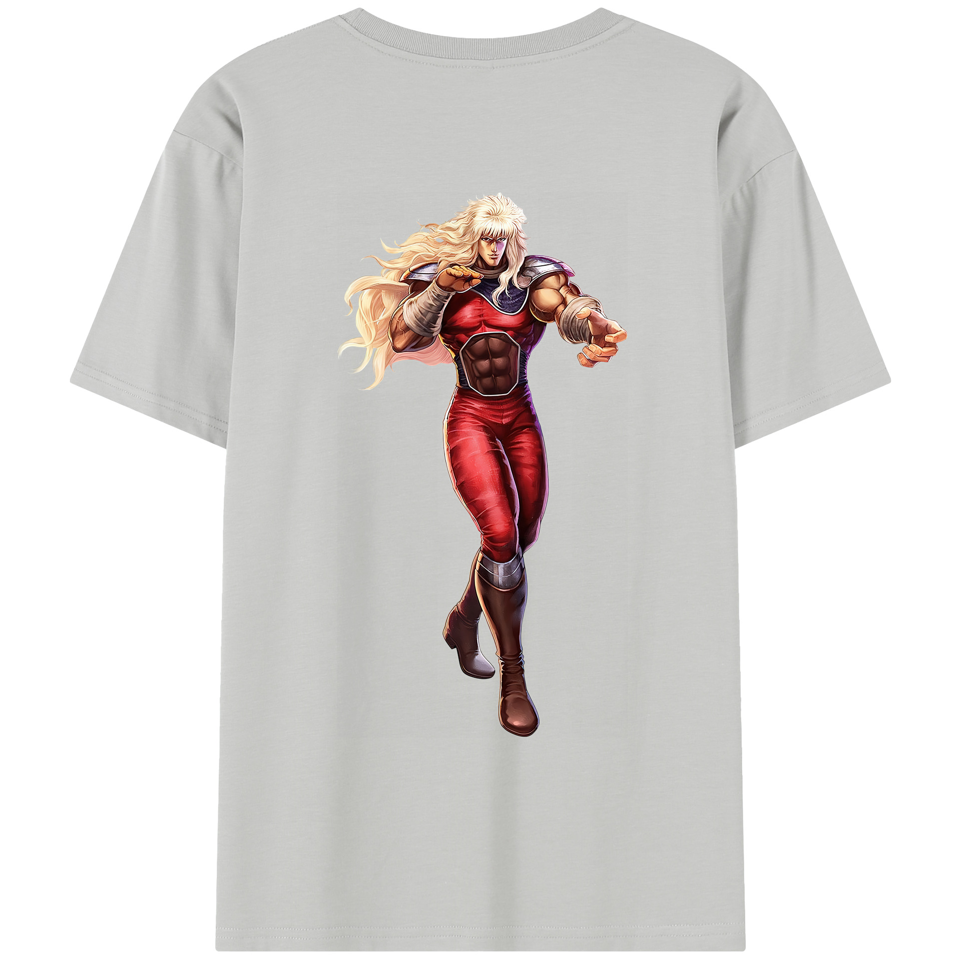 （画像用） 北斗の拳 Fist of the North Star レディース半袖Tシャツ(バックプリント)