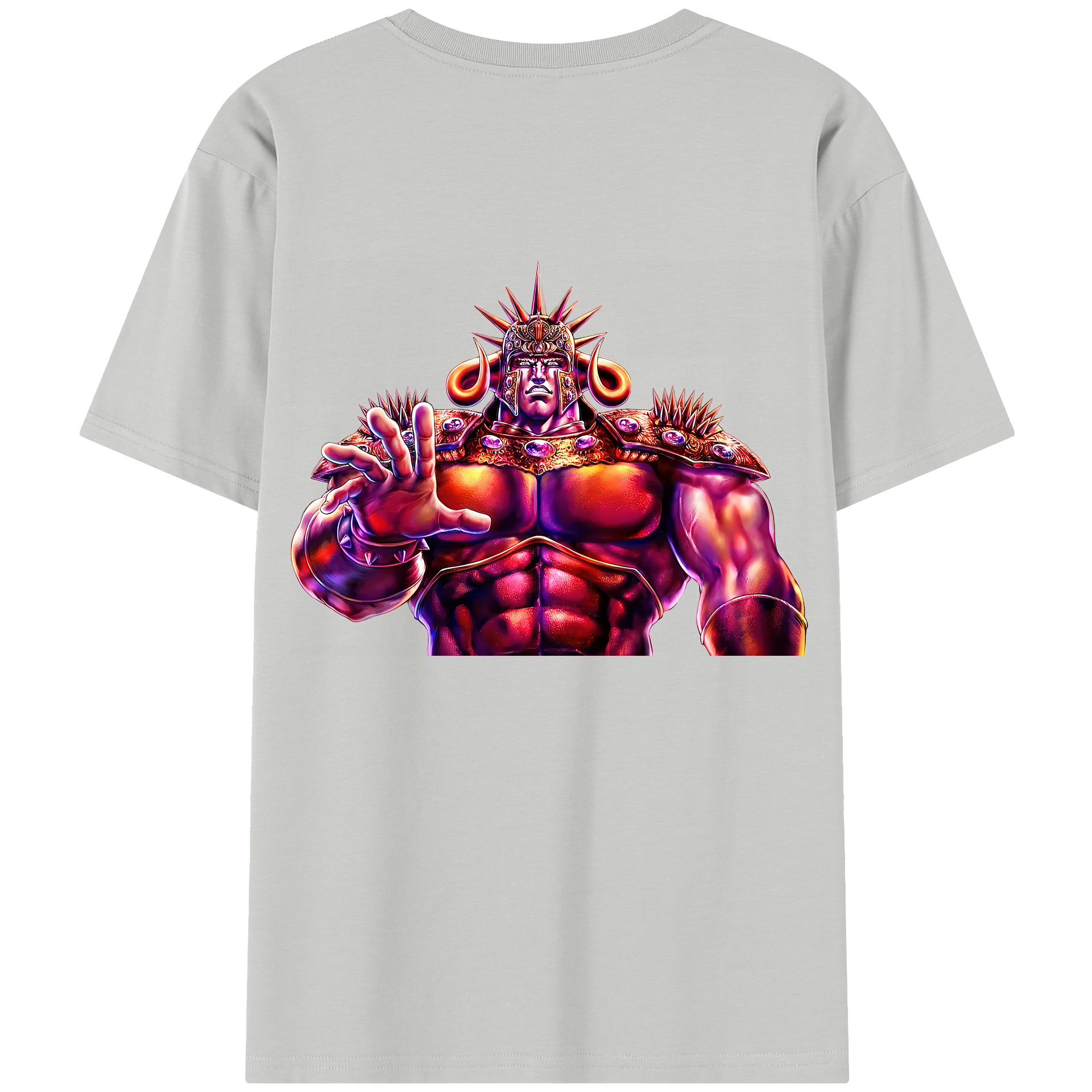 （画像用） 北斗の拳 Fist of the North Star レディース半袖Tシャツ(バックプリント)