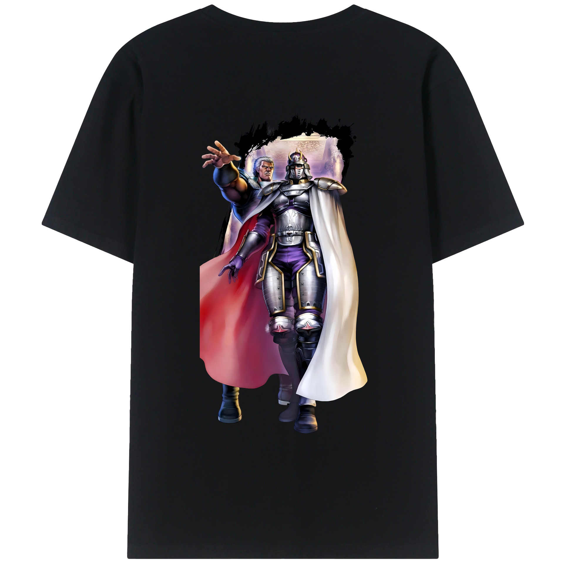 （画像用） 北斗の拳 Fist of the North Star レディース半袖Tシャツ(バックプリント)