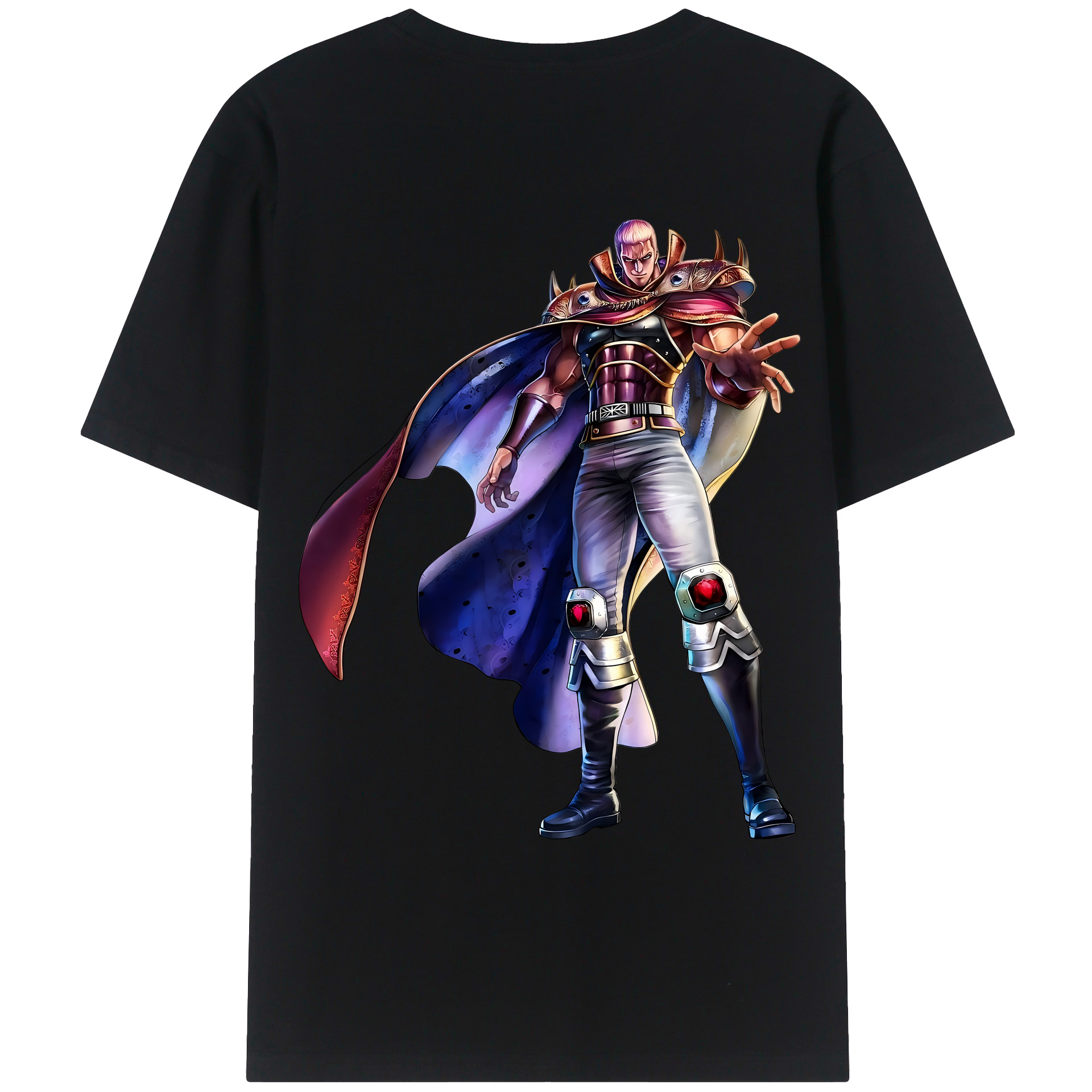 （画像用） 北斗の拳 Fist of the North Star レディース半袖Tシャツ(バックプリント)