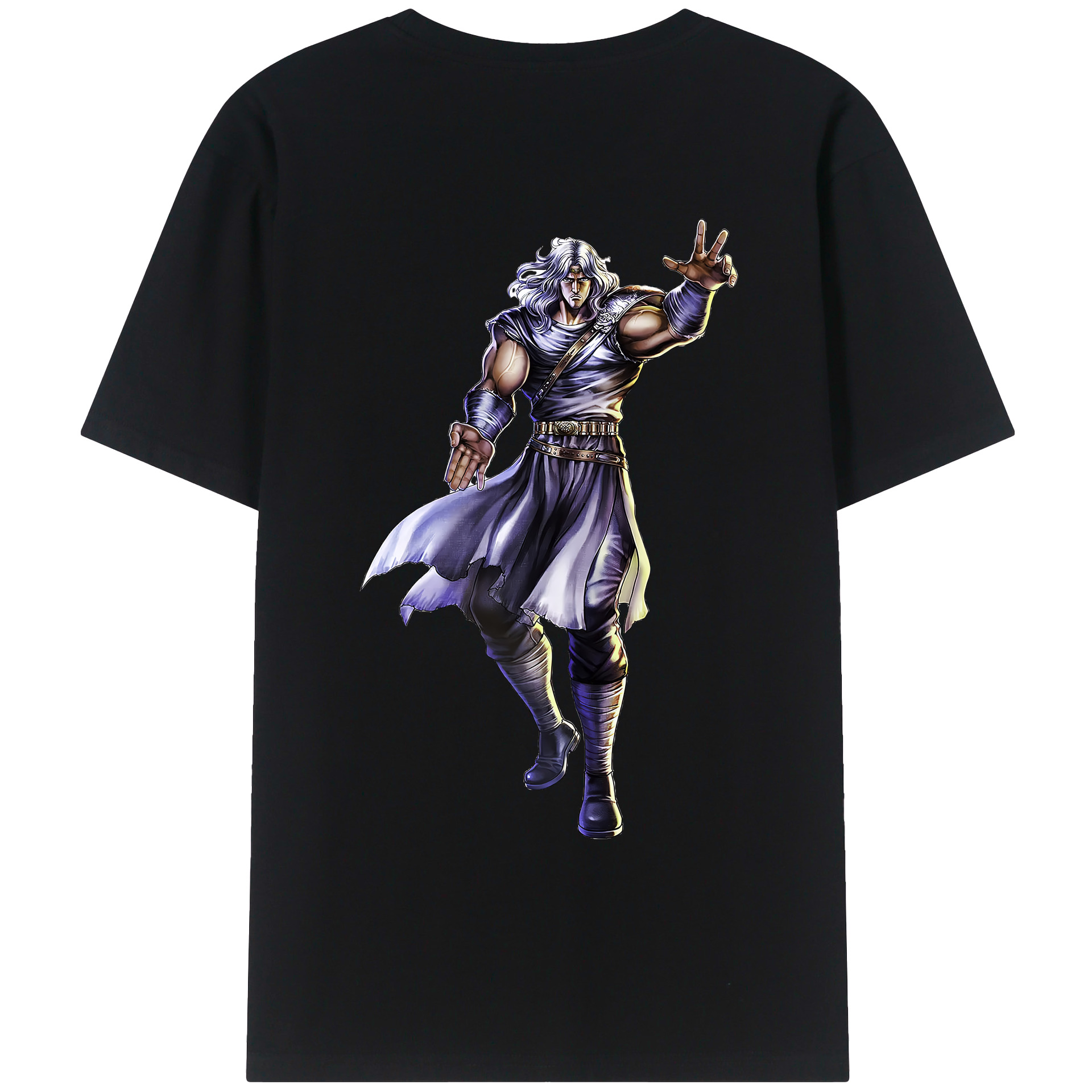 （画像用） 北斗の拳 Fist of the North Star レディース半袖Tシャツ(バックプリント)