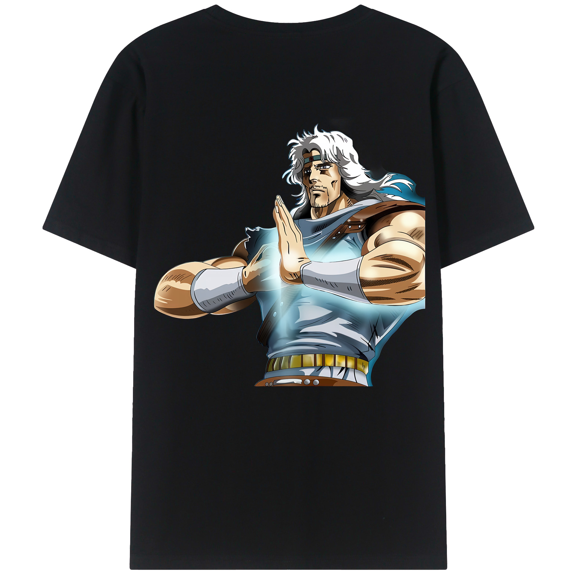（画像用） 北斗の拳 Fist of the North Star レディース半袖Tシャツ(バックプリント)