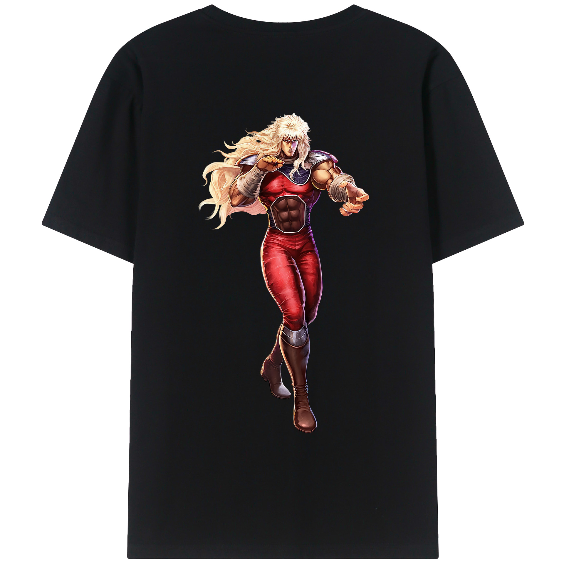 （画像用） 北斗の拳 Fist of the North Star レディース半袖Tシャツ(バックプリント)