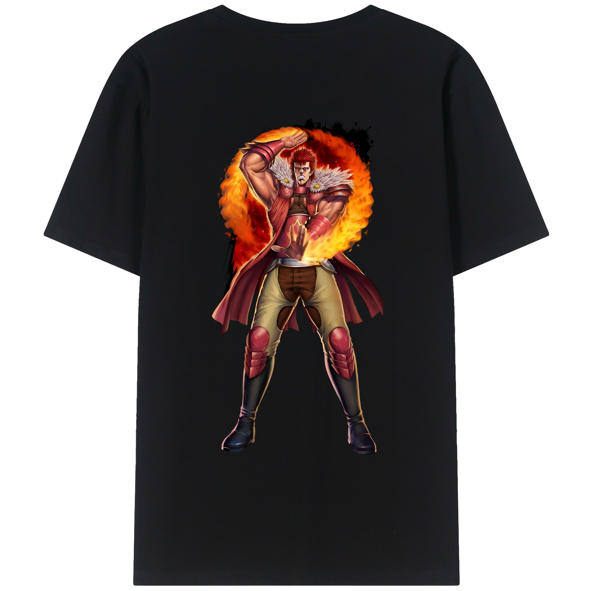（画像用） 北斗の拳 Fist of the North Star レディース半袖Tシャツ(バックプリント)