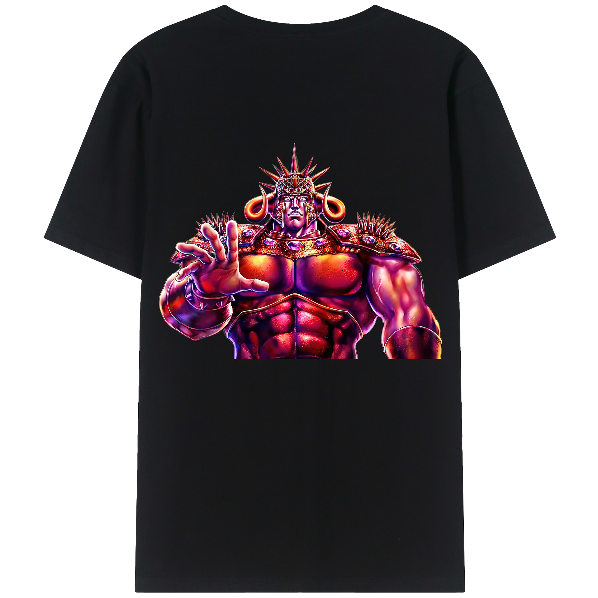 （画像用） 北斗の拳 Fist of the North Star レディース半袖Tシャツ(バックプリント)