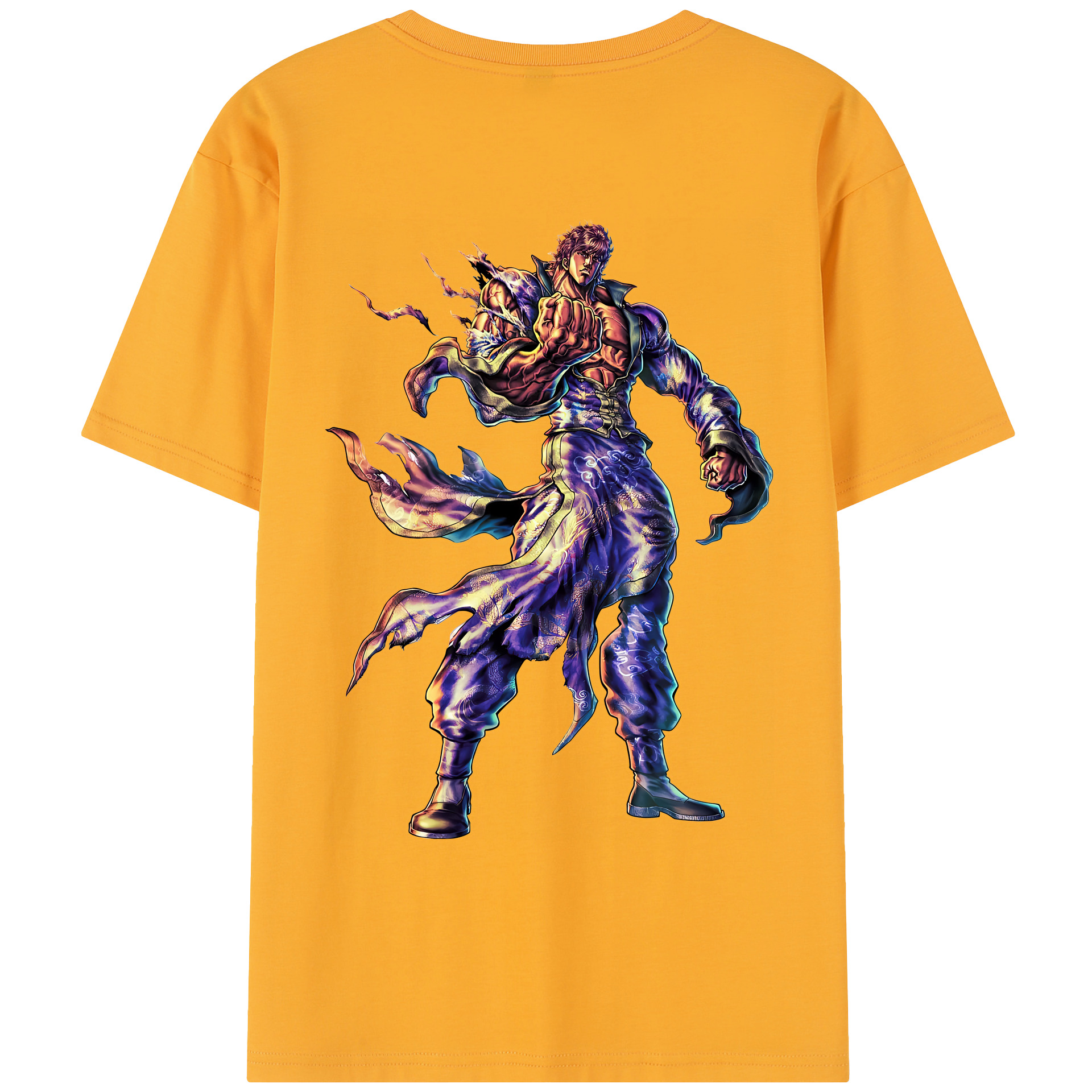 （画像用） 北斗の拳 Fist of the North Star レディース半袖Tシャツ(バックプリント)